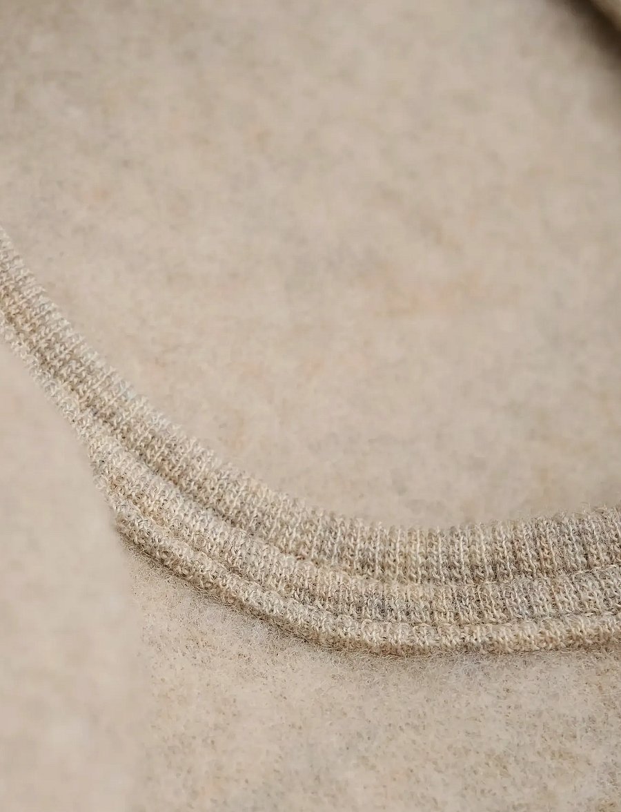 Huttelihut - Balaclava Ears Wool Fleece - mössor & kepsar - camel melange - 4