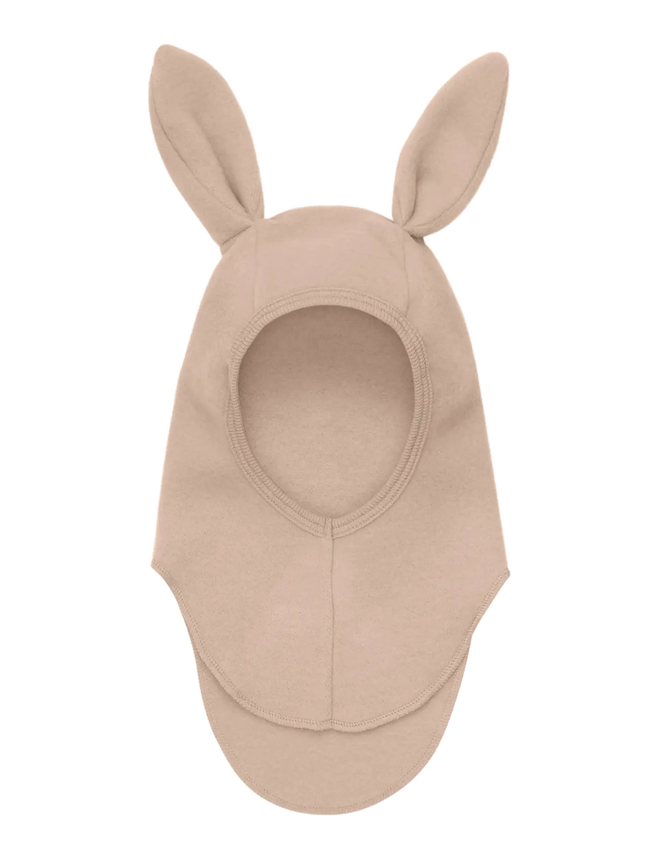 Huttelihut Balaclava Ears Wool Fleece - Hats - MAHOGANY ROSE / beige