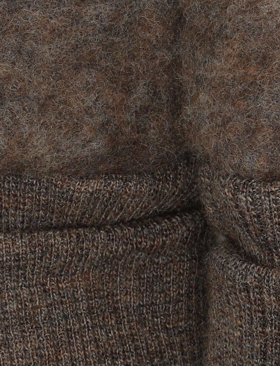 Huttelihut - Mittens Wool Fleece - handsker - brown melange - 3