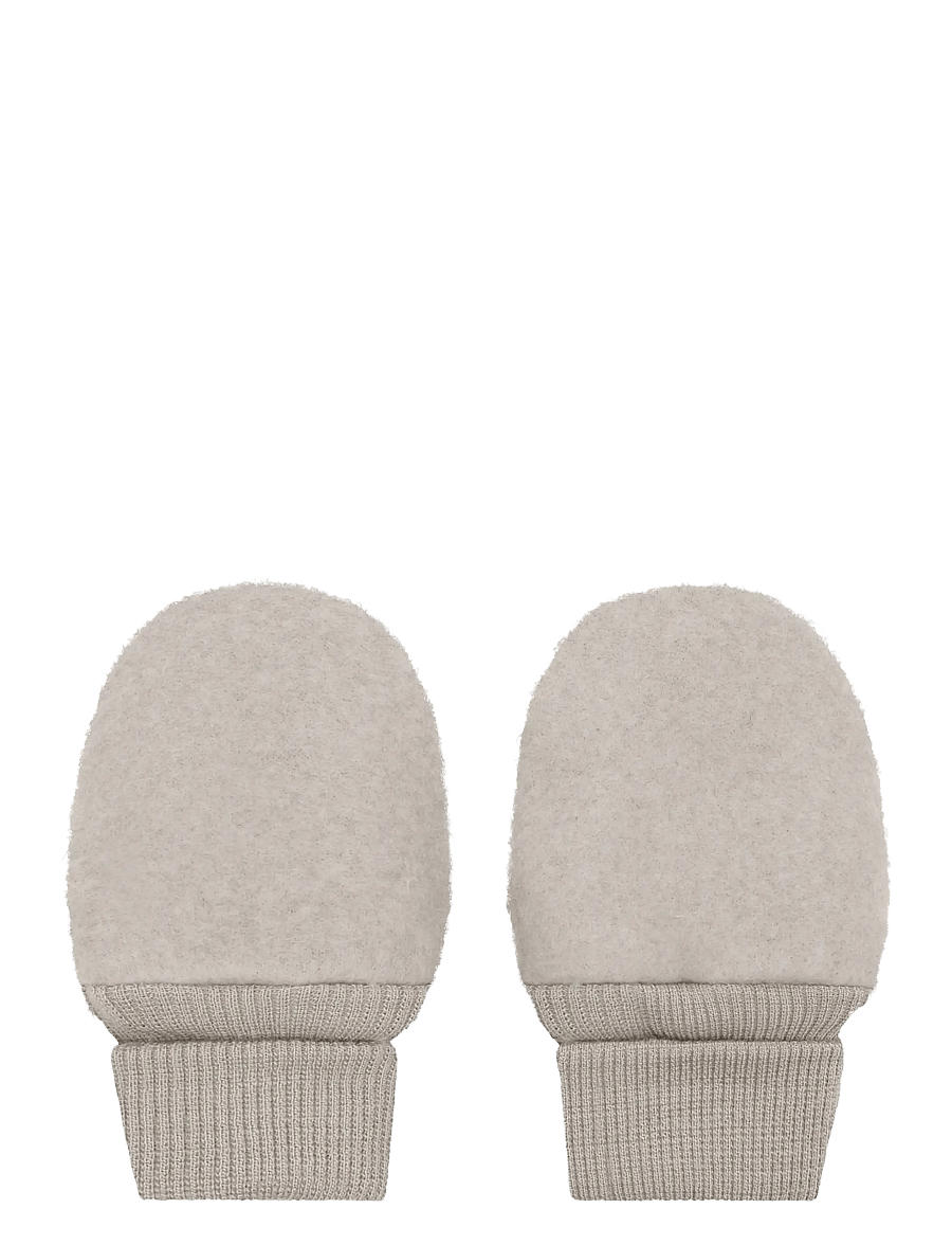Huttelihut - Mittens Wool Fleece - handskar - camel melange - 1