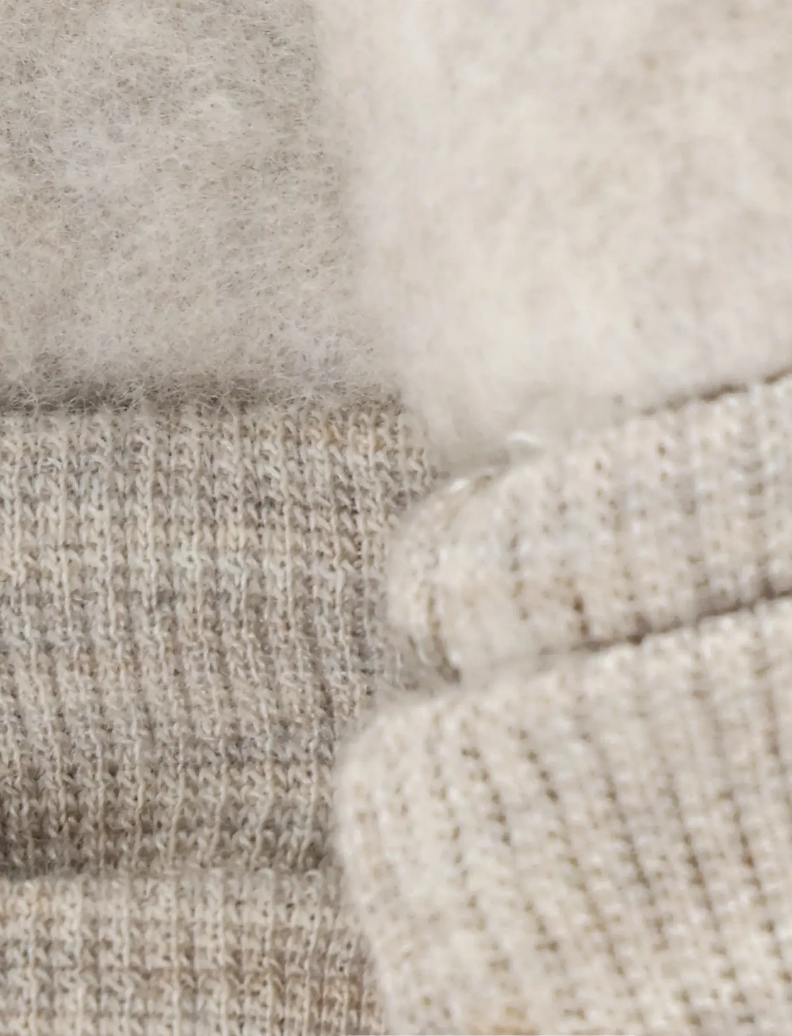 Huttelihut - Mittens Wool Fleece - handskar - camel melange - 2