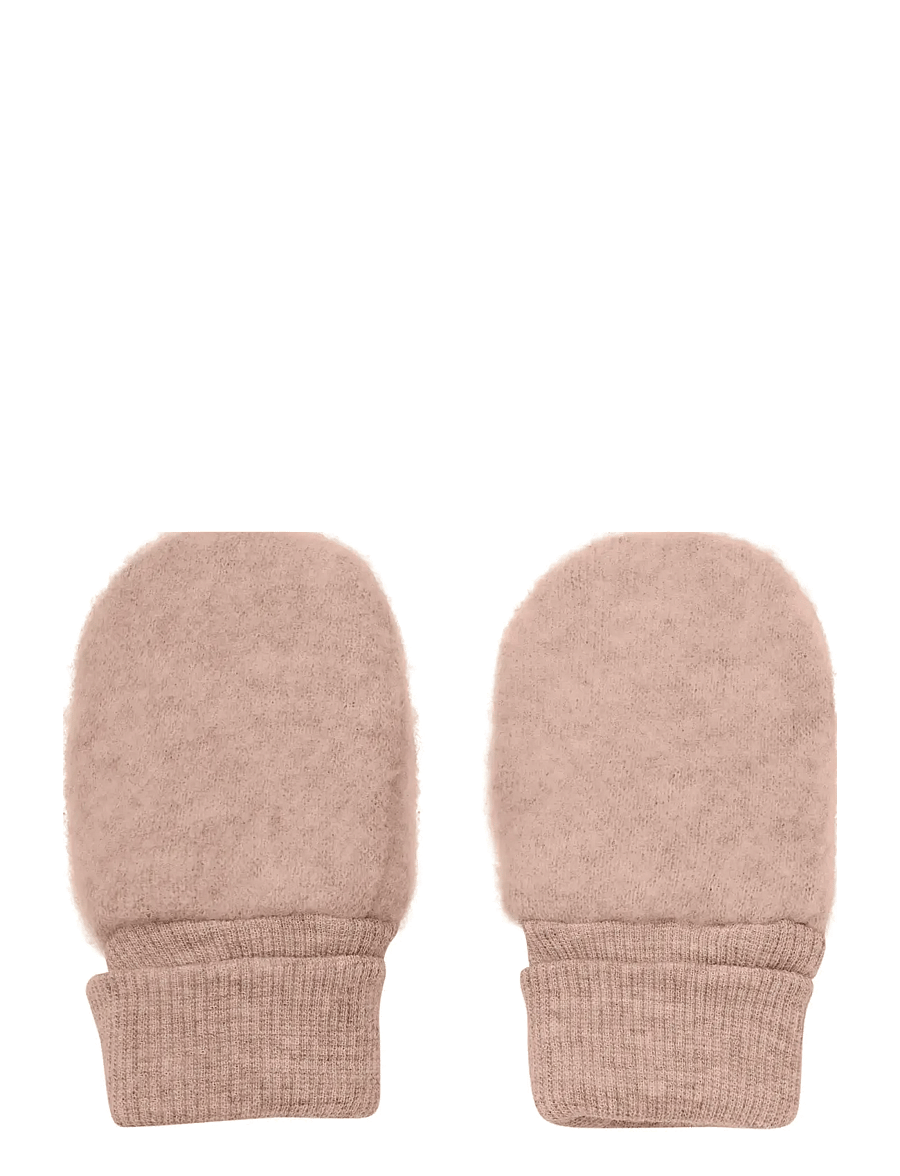 Huttelihut - Mittens Wool Fleece - handskar - mahogany rose - 1