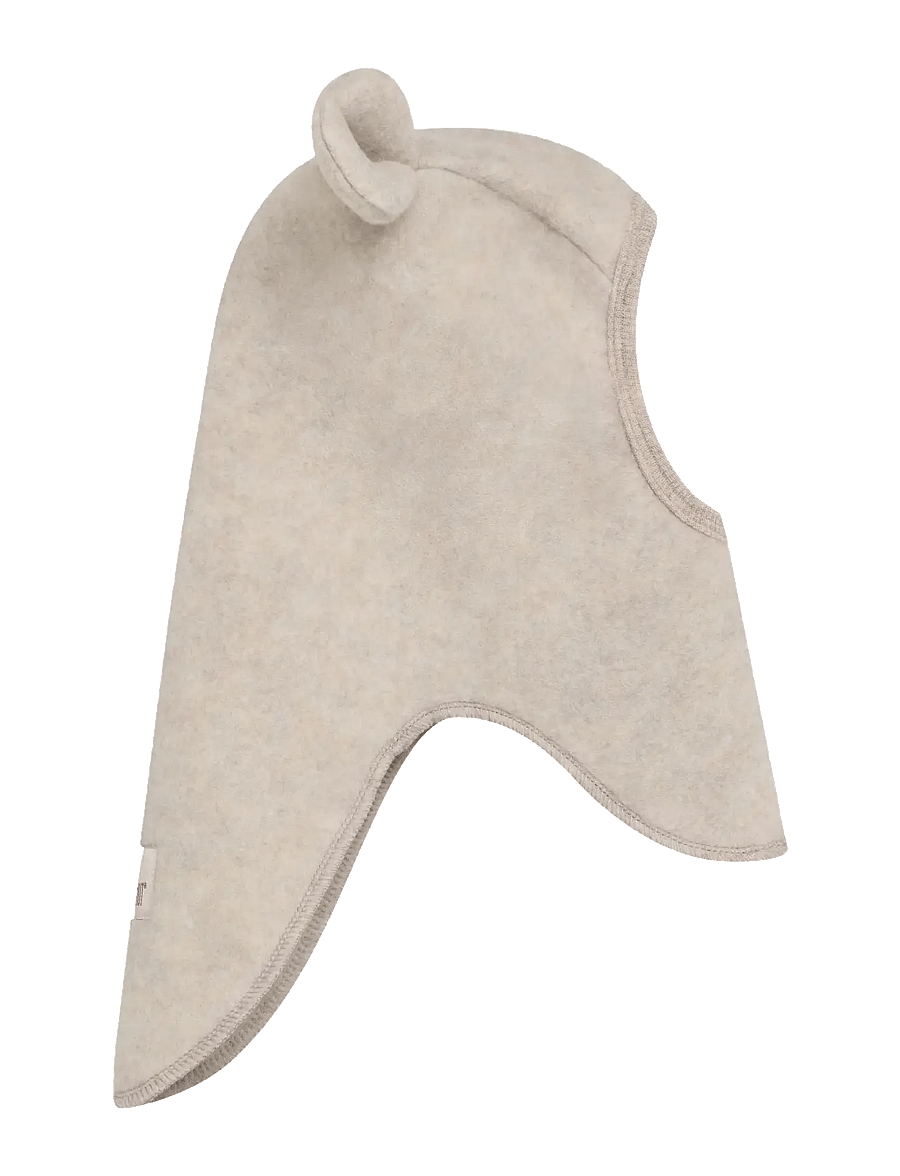 Huttelihut - Balaclava Ears Wool Fleece - vinteraccessoarer - camel melange - 0