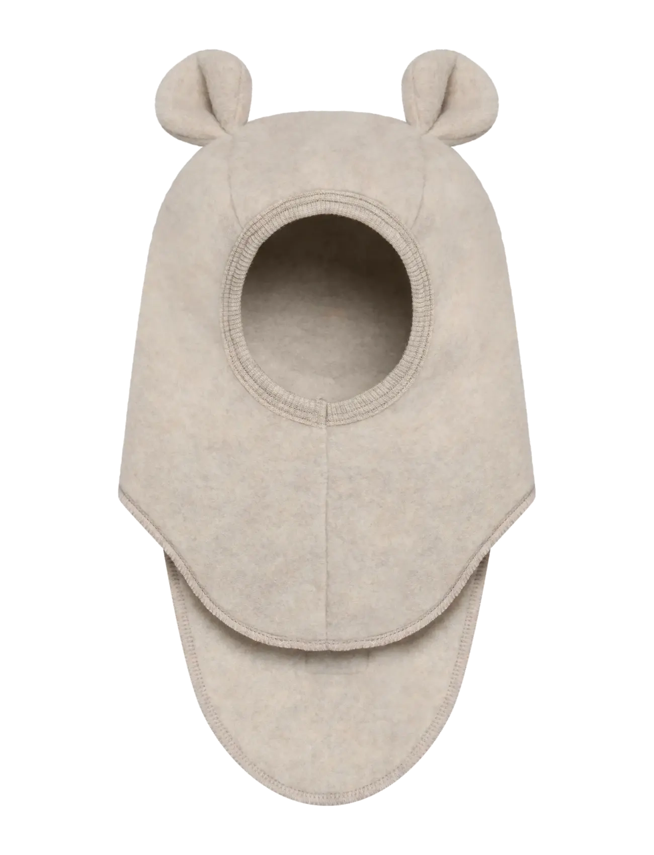 Huttelihut - Balaclava Ears Wool Fleece - vinteraccessoarer - camel melange - 1