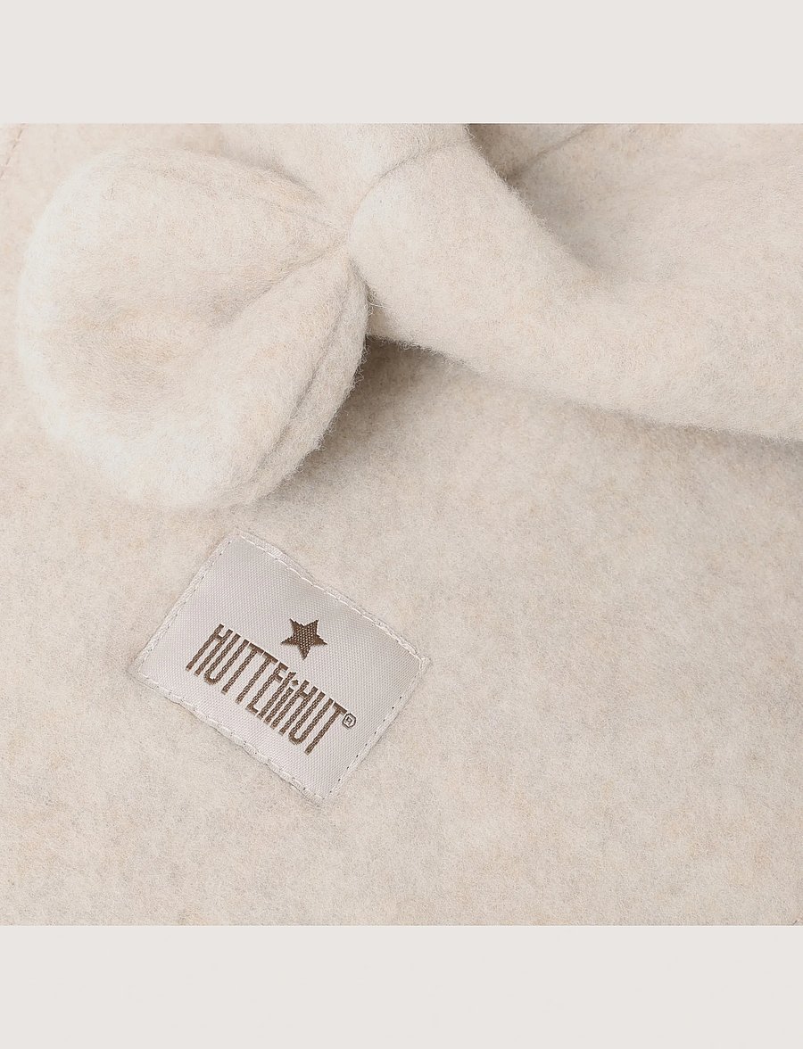 Huttelihut - Balaclava Ears Wool Fleece - vinteraccessoarer - camel melange - 2