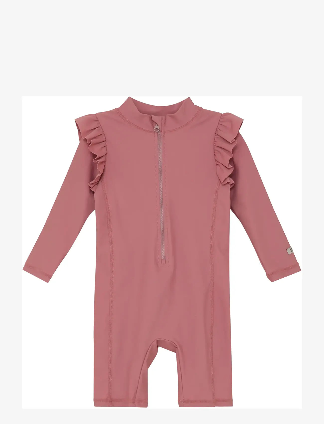 Huttelihut - Swim Suit LS Solid - UPF 60+ - uv-tøj - ash rose - 1