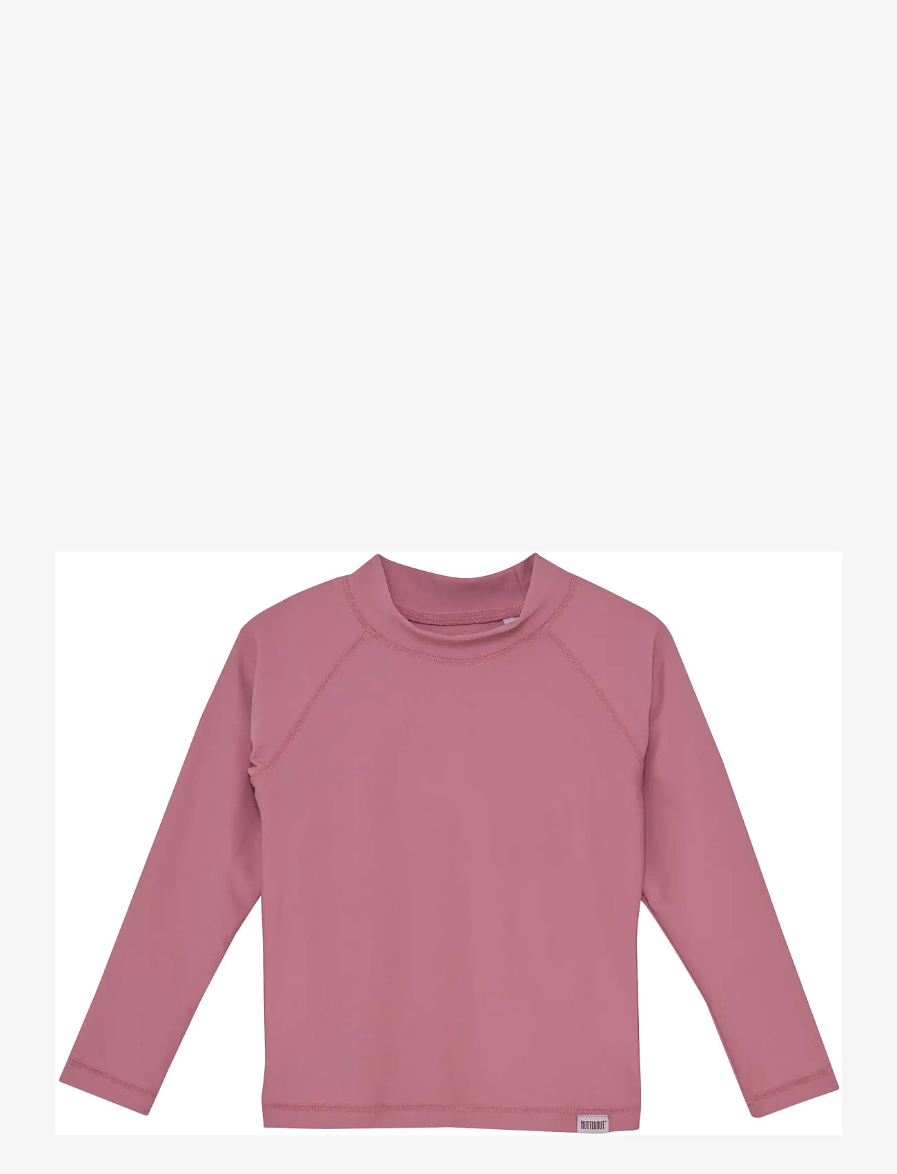 Huttelihut - Swim T-shirt LS Solid -UPF 60+ - swim tops - ash rose - 1