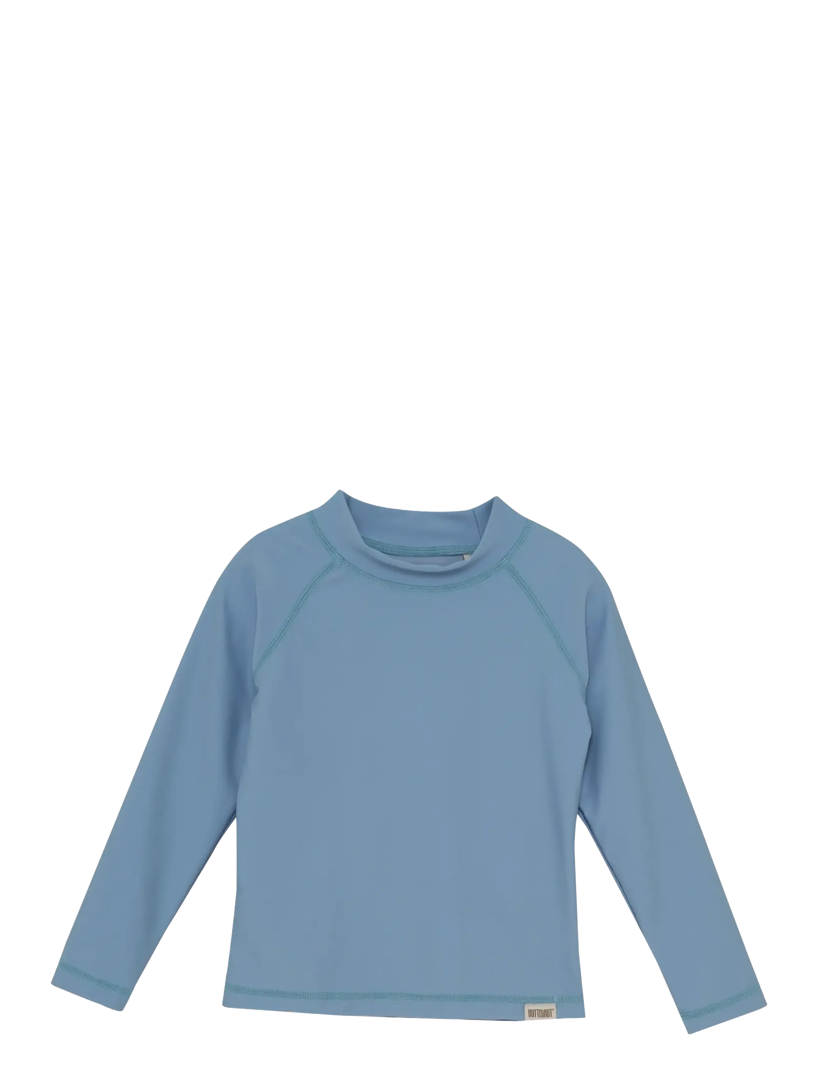 Huttelihut Swim T-Shirt Ls Solid -Upf 60, 74, Blue, Badetøj > Swim Overdele, Børn