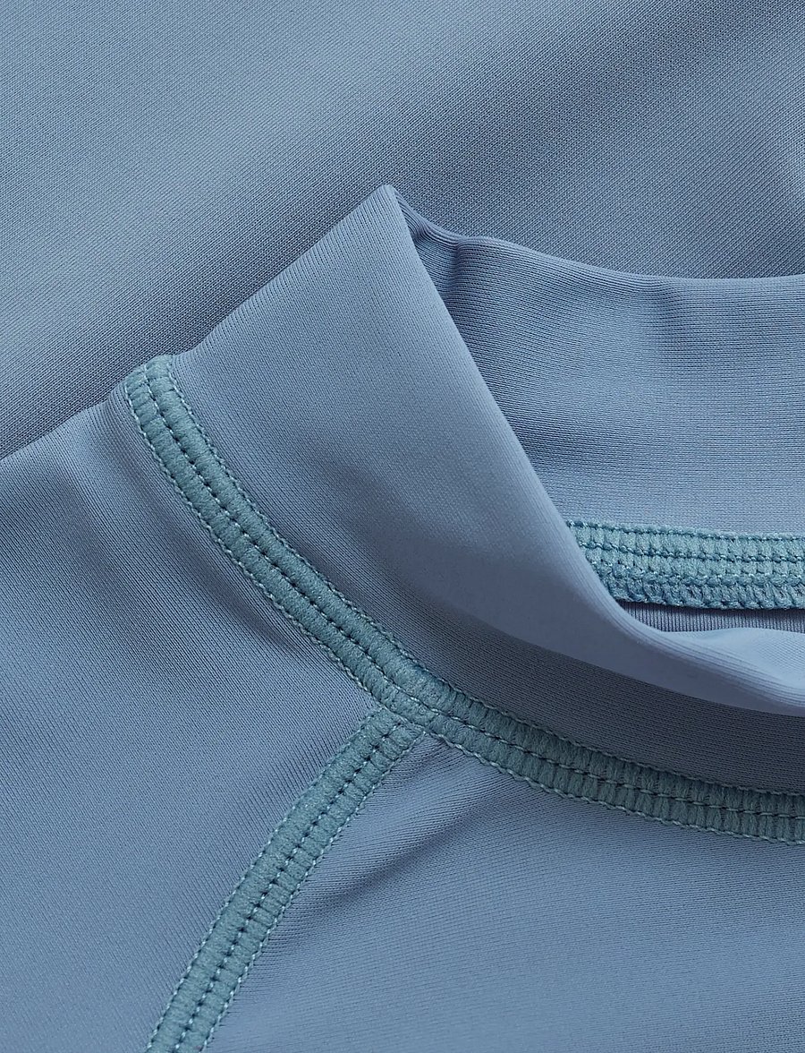 Huttelihut - Swim T-shirt LS Solid -UPF 60+ - swim tops - citadel - 2