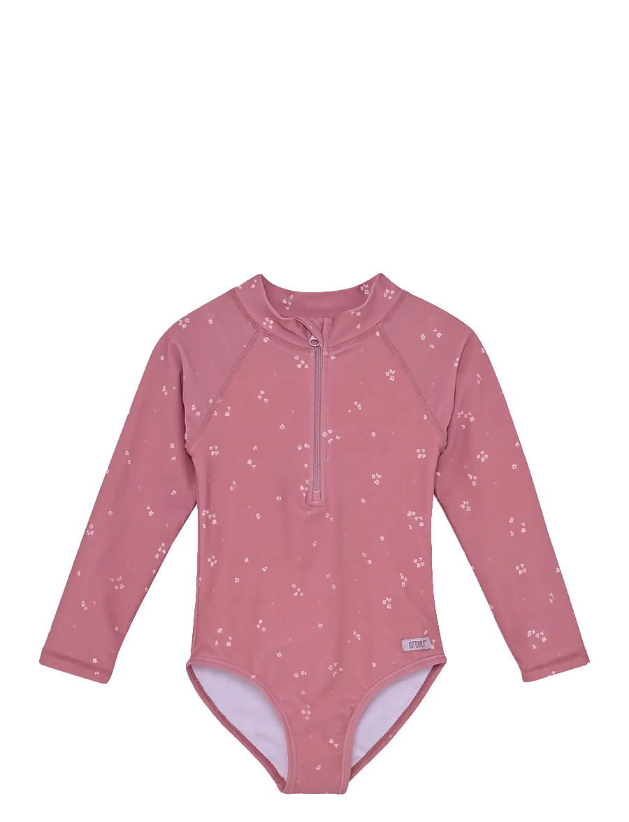 Huttelihut - Swimsuit LS - UPF 60+ - uv clothing - ash rose - 0