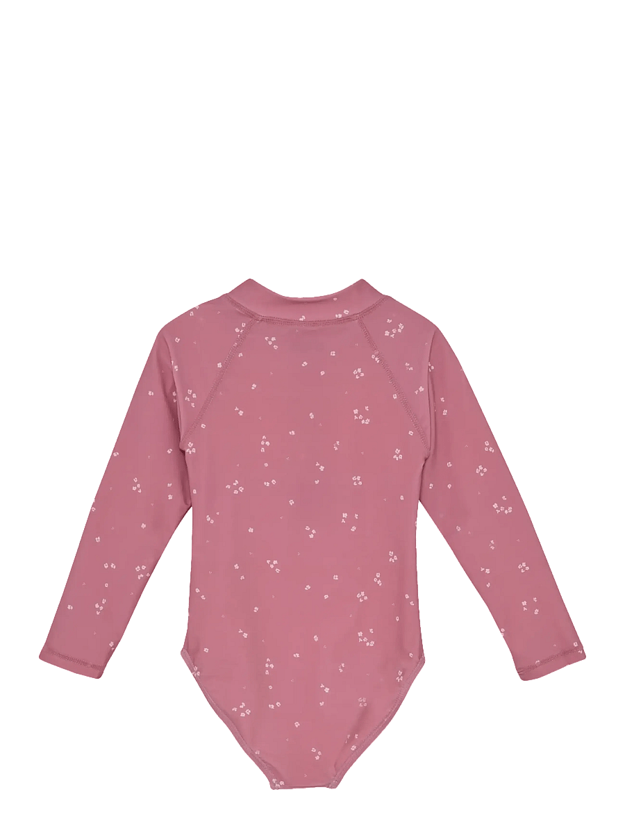 Huttelihut - Swimsuit LS - UPF 60+ - uv clothing - ash rose - 1