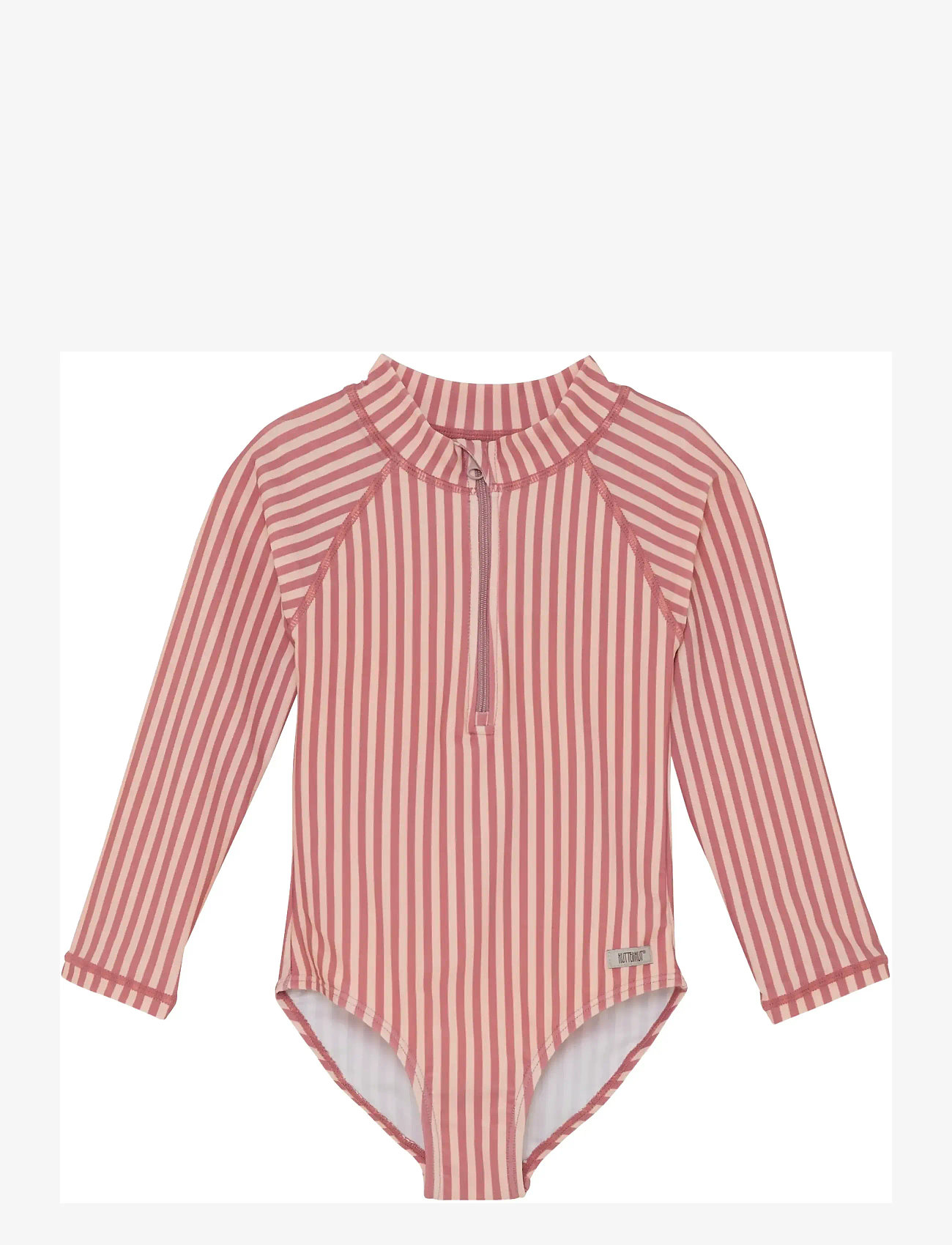 Huttelihut - Swimsuit LS - UPF 60+ - uv-tøj - pearl blush - 0