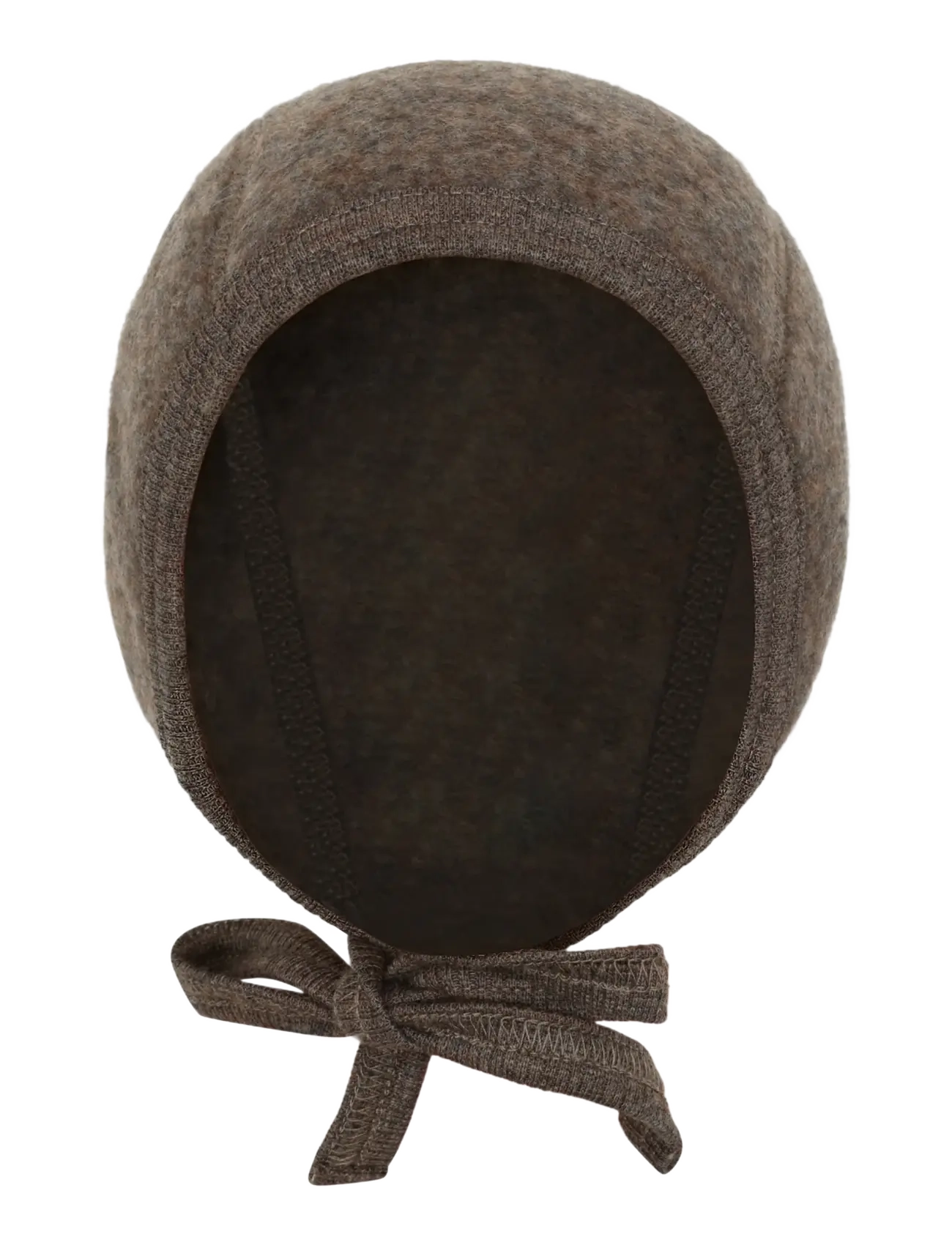 Huttelihut - Bonnet Wool Fleece - babymössor - brown melange - 1