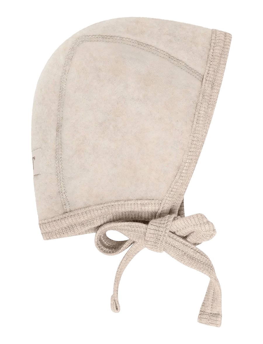 Huttelihut - Bonnet Wool Fleece - babymützen - camel melange - 0