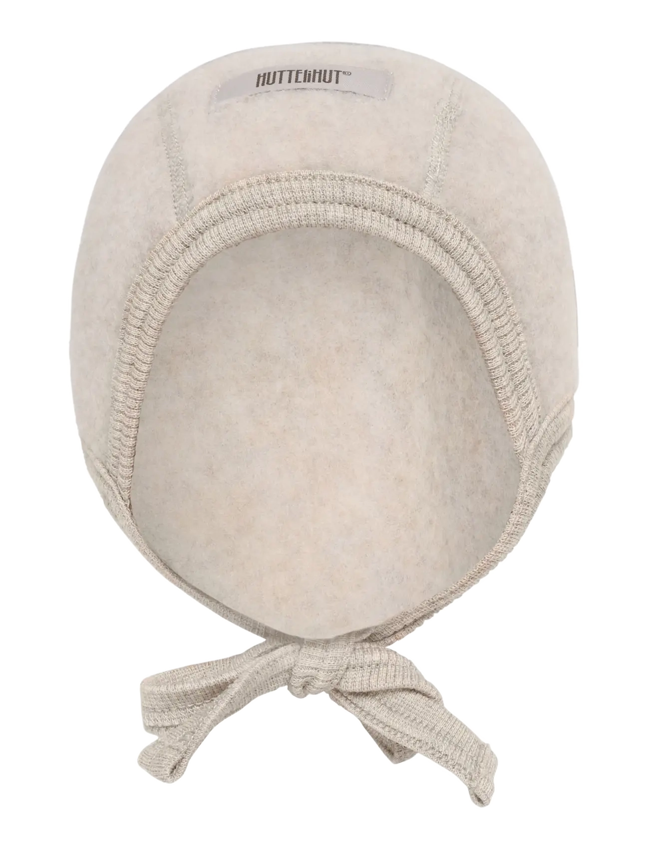 Huttelihut - Bonnet Wool Fleece - babymössor - camel melange - 1