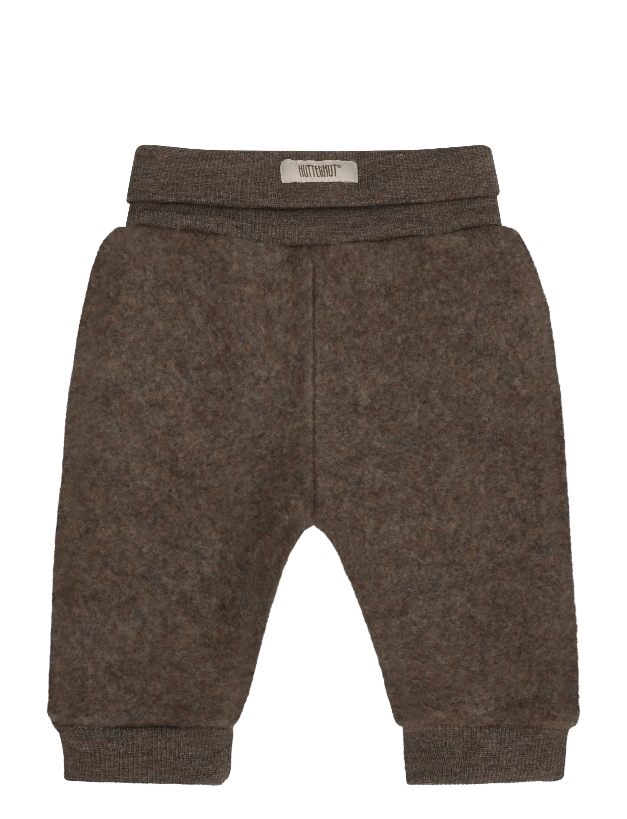 Huttelihut - Pants Wool Fleece - jogginghosen - brown melange - 1