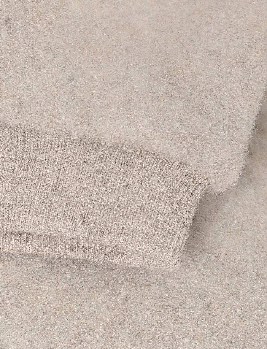 Huttelihut - Pants Wool Fleece - dressipüksid - camel melange - 2