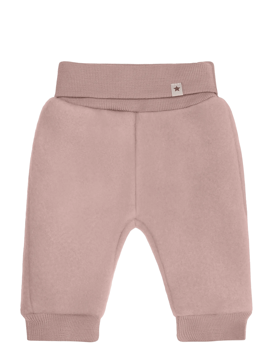 Huttelihut - Pants Wool Fleece - jogginghosen - mahogany rose - 0