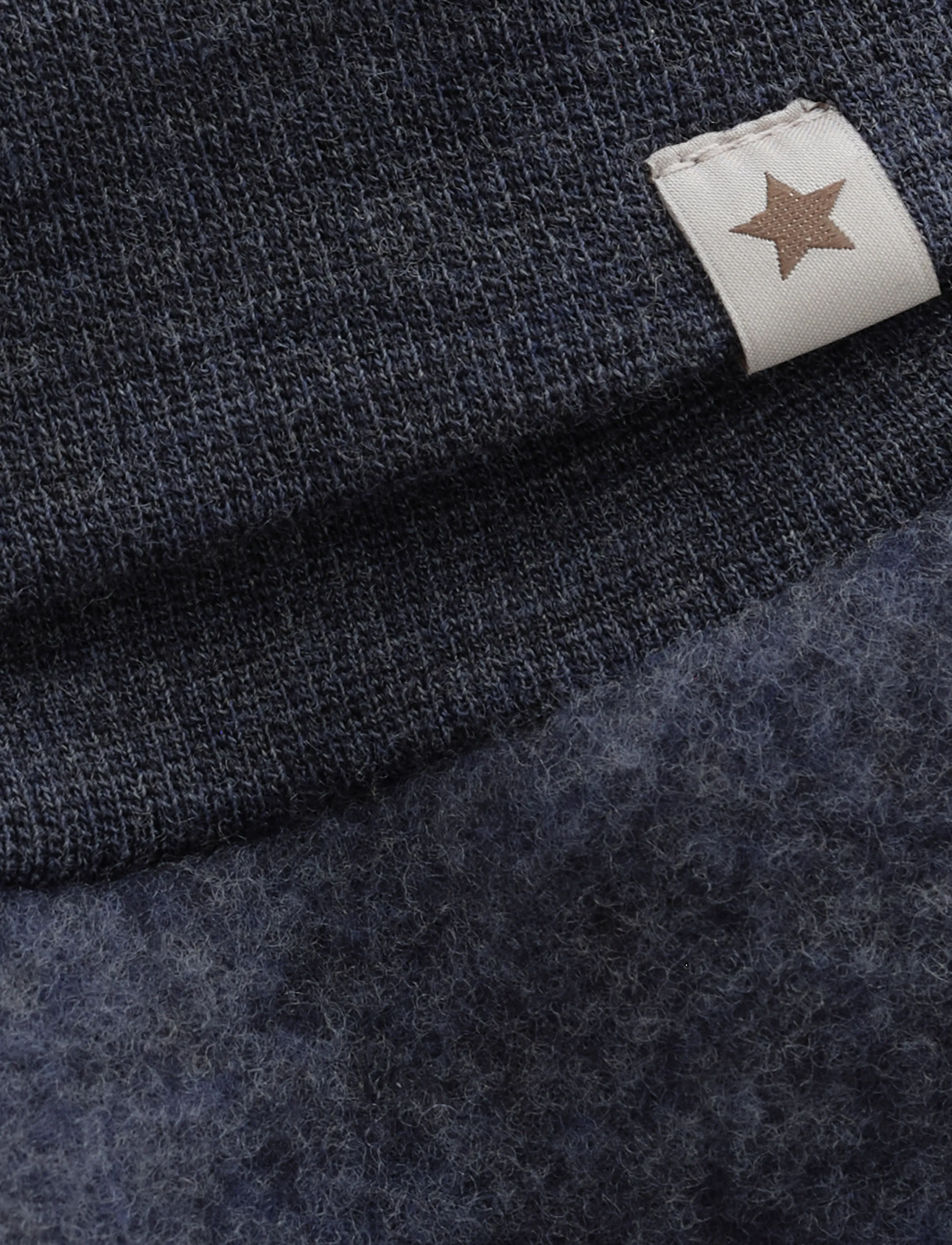 Huttelihut - Pants Wool Fleece - dressipüksid - ombre blue melange - 2