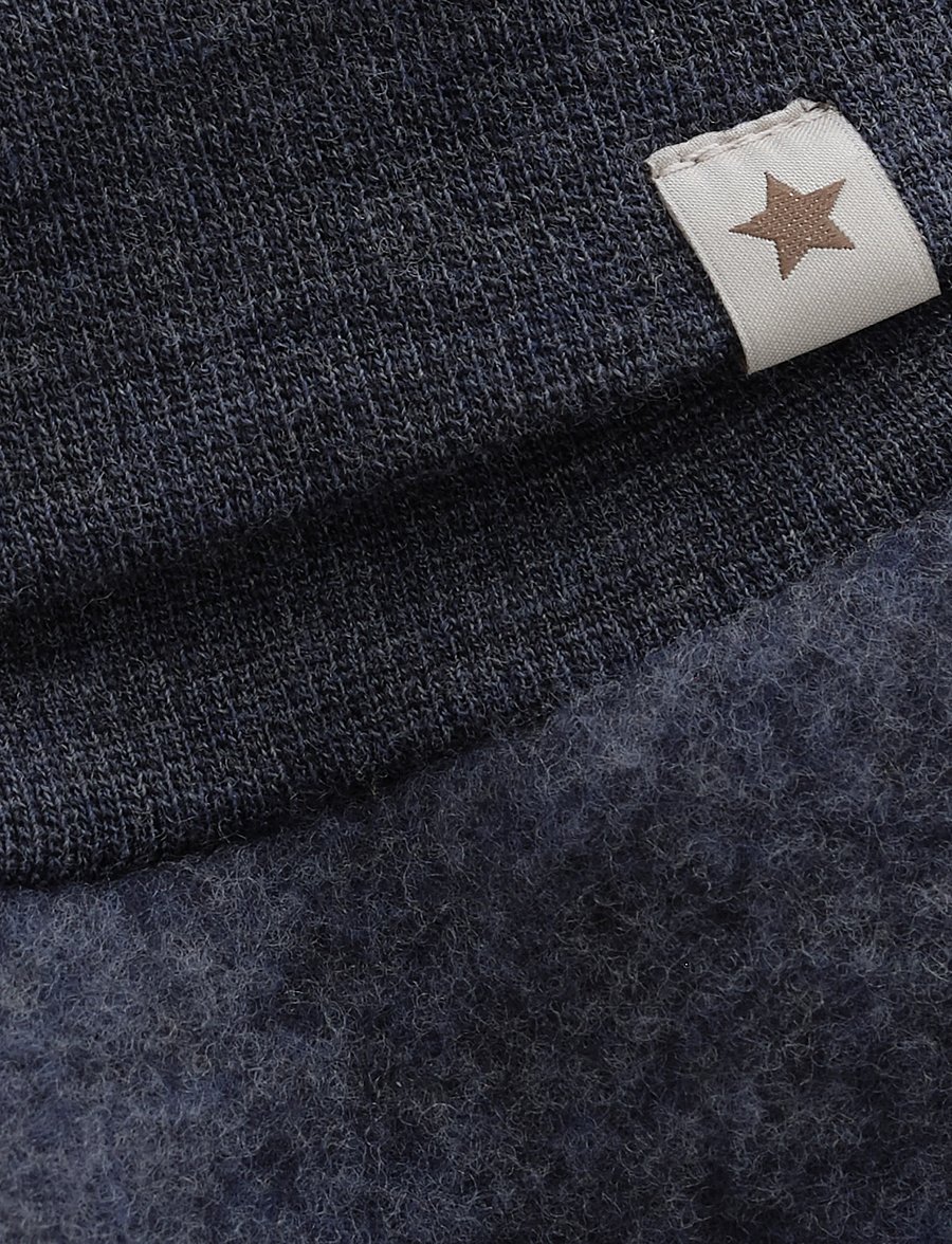 Huttelihut - Pants Wool Fleece - dressipüksid - ombre blue melange - 2