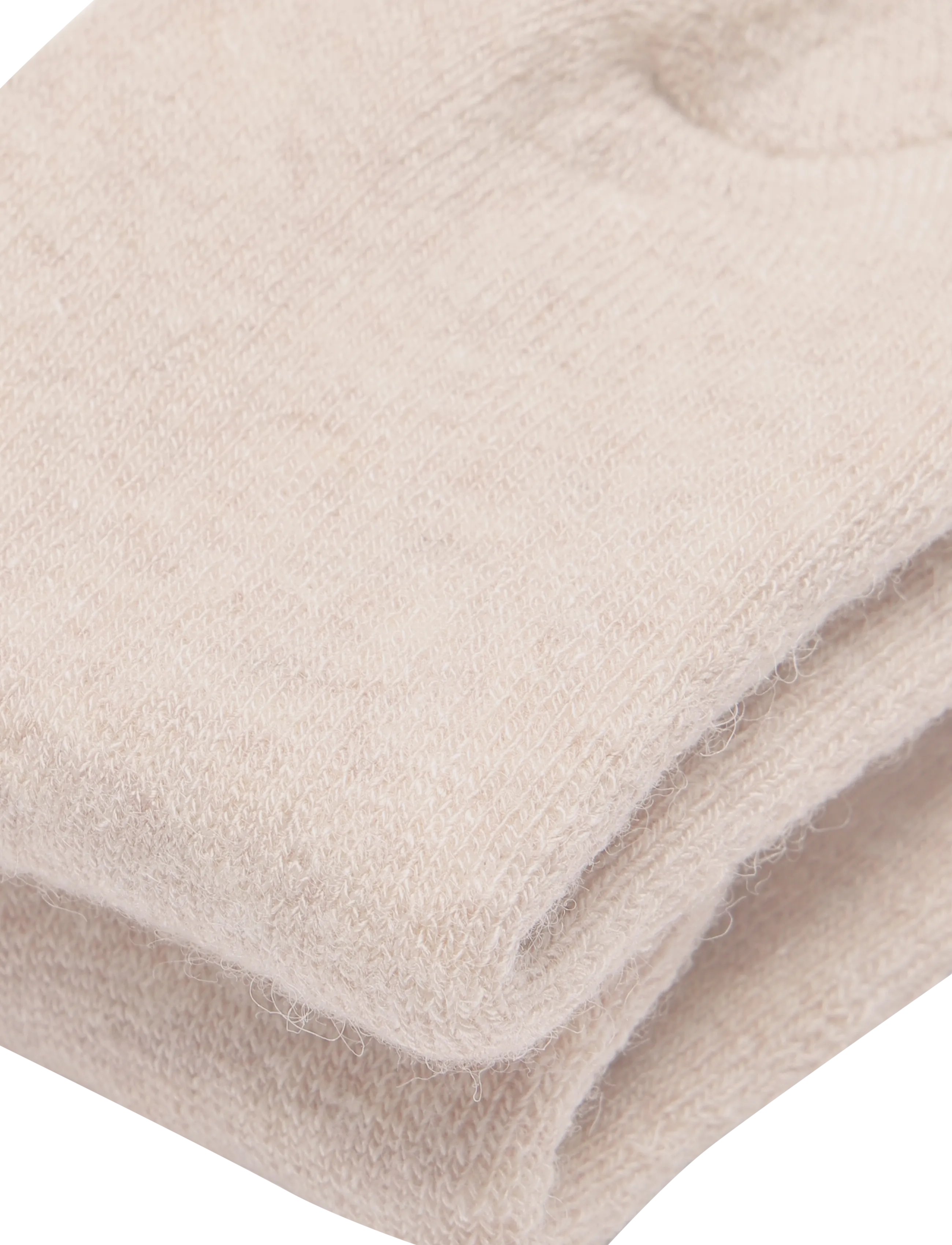 Huttelihut - Wool Terry Socks 2-Pack - babysokker - camel melange - 3