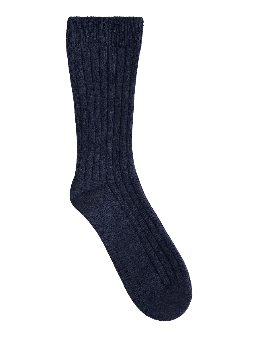 Huttelihut - Wool Rib Socks 2-Pack - baby-socken - dark navy - 1