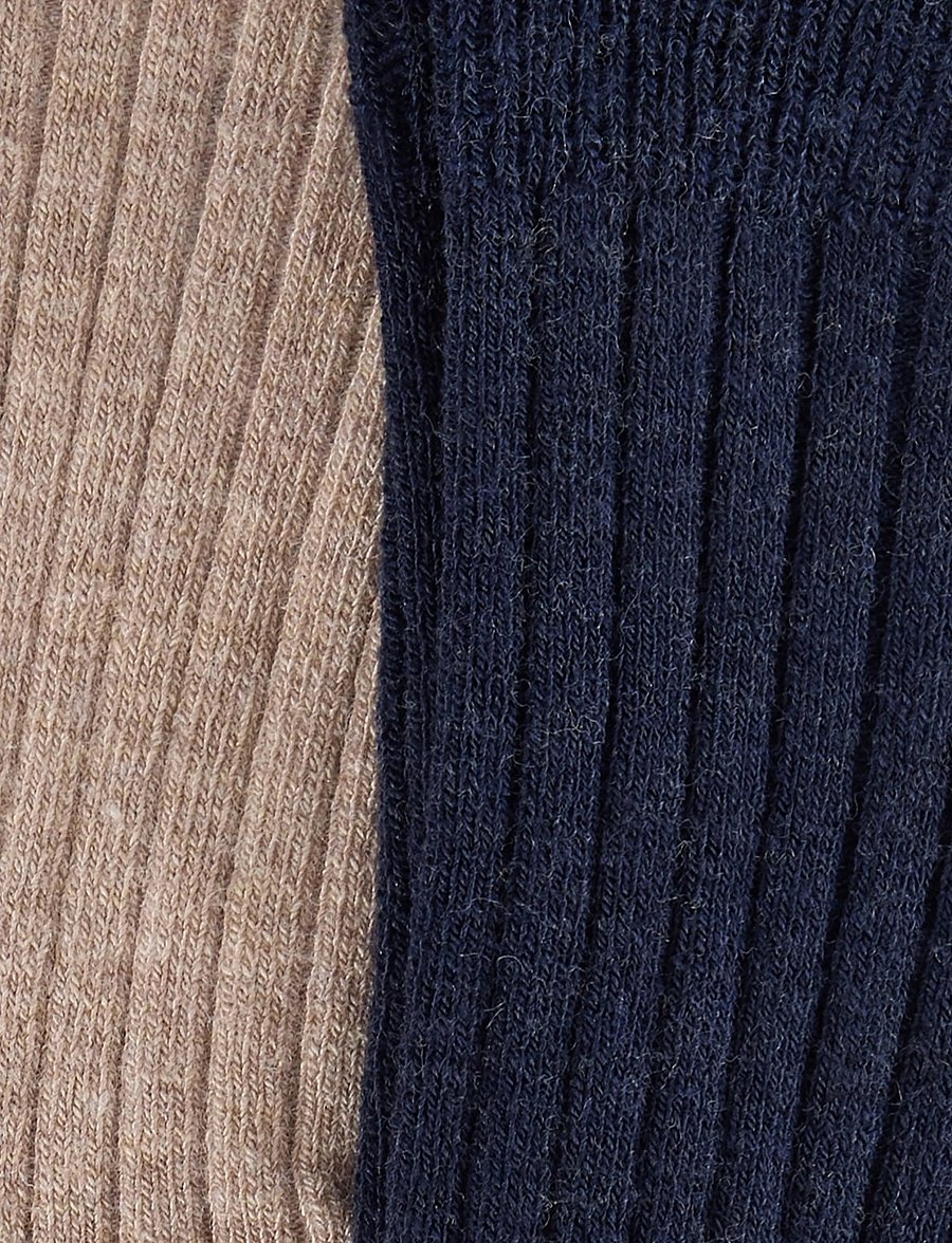 Huttelihut - Wool Rib Socks 2-Pack - baby-socken - dark navy - 3