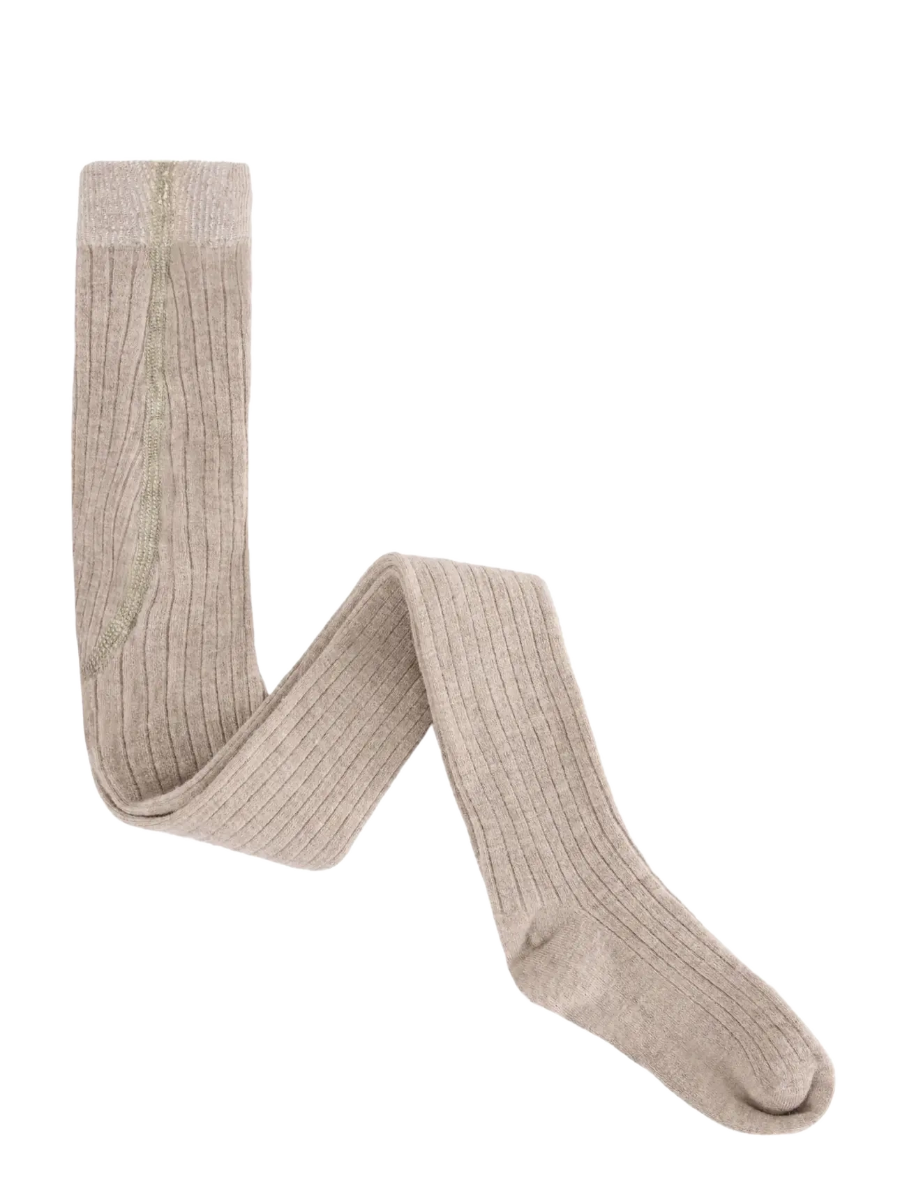 Huttelihut - Wool Rib Stockings 2-Pack - strømpebukser - camel melange - 1