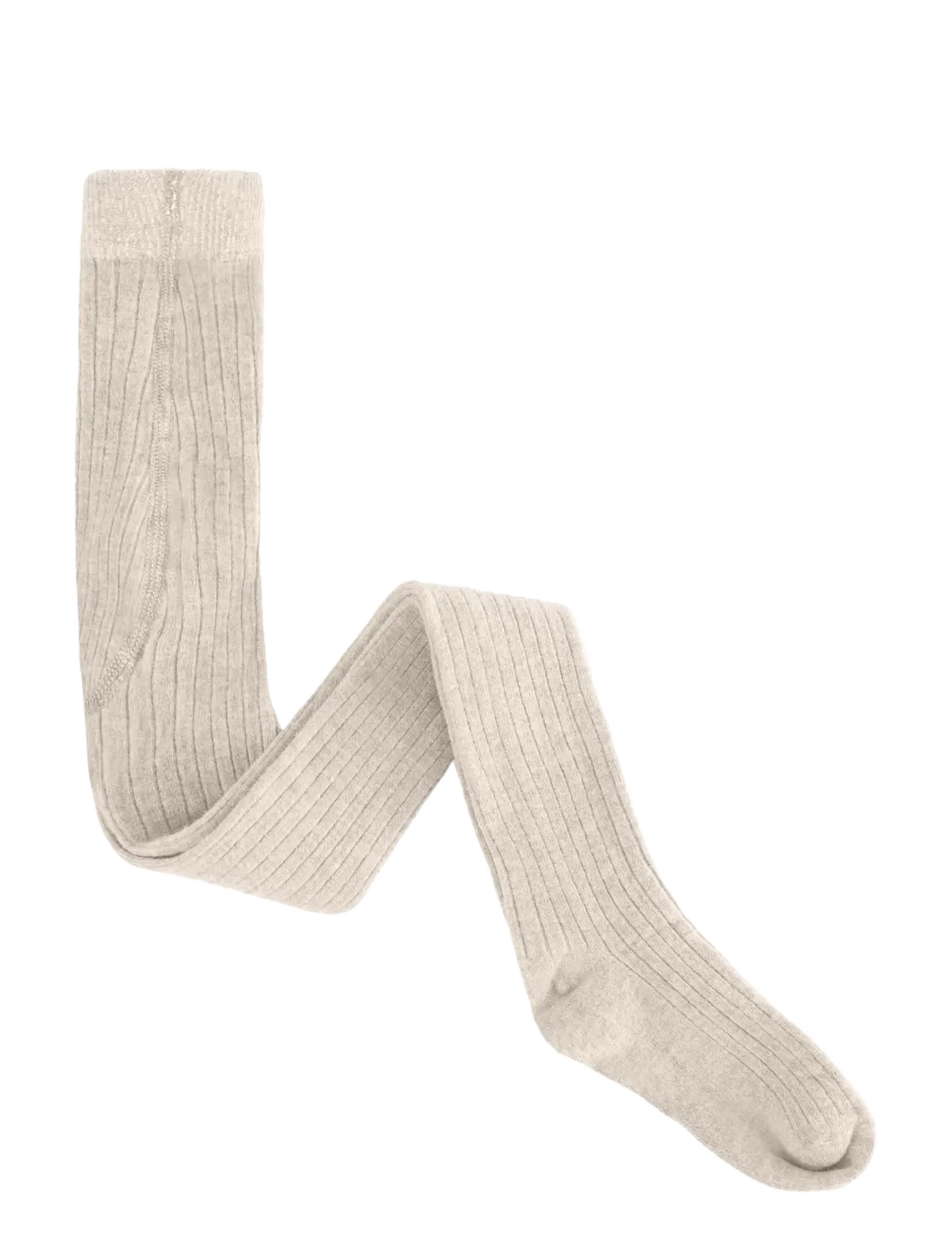Huttelihut - Wool Rib Stockings 2-Pack - strømpebukser - camel melange - 2