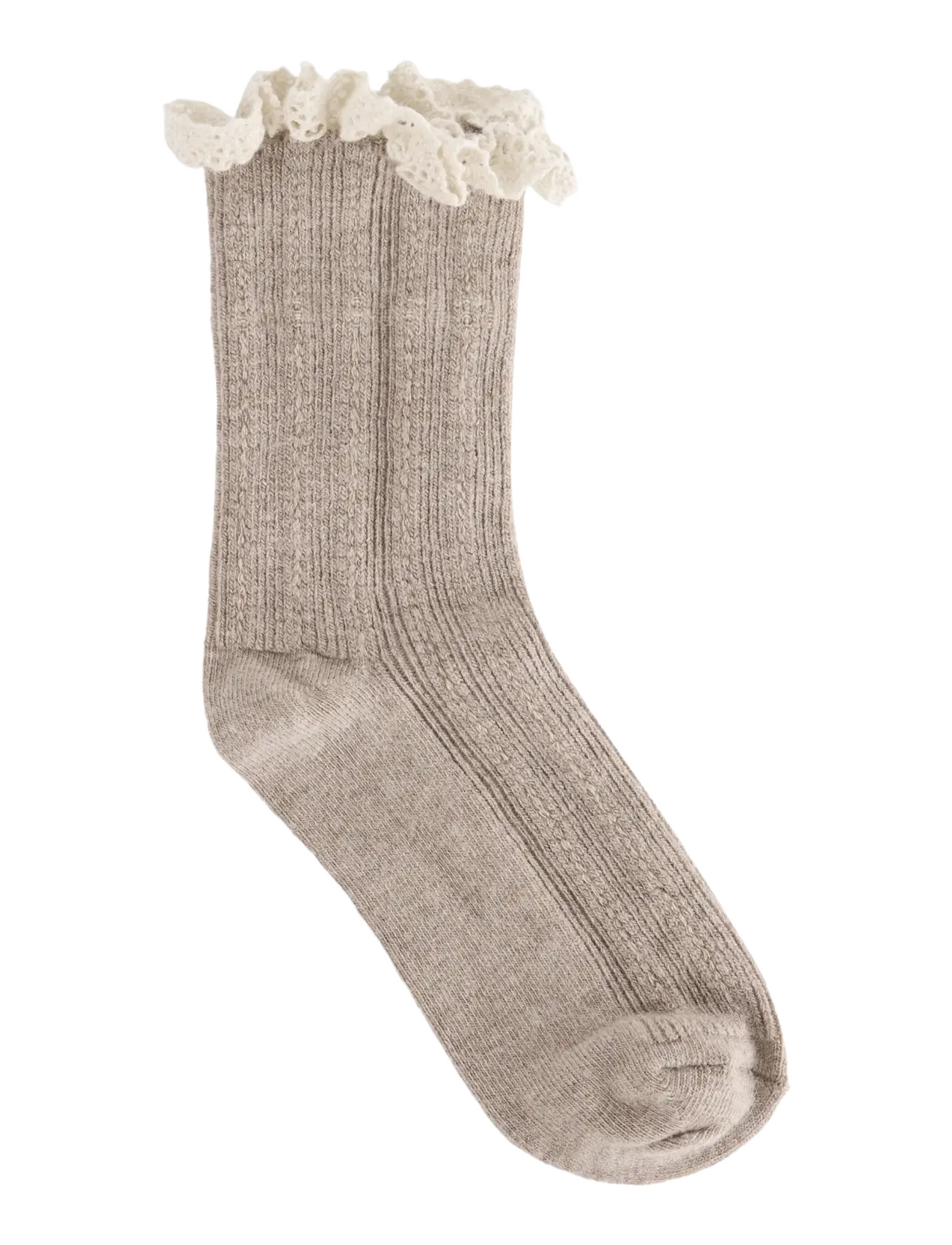 Huttelihut - Wool Lace Socks 2-Pack - strümpfe - camel melange - 1