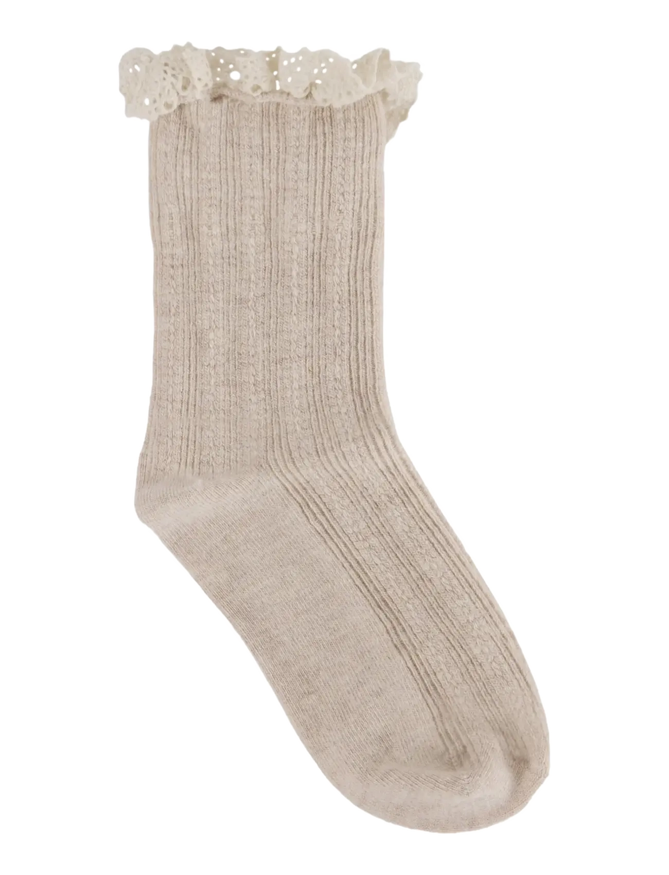Huttelihut - Wool Lace Socks 2-Pack - strümpfe - camel melange - 2