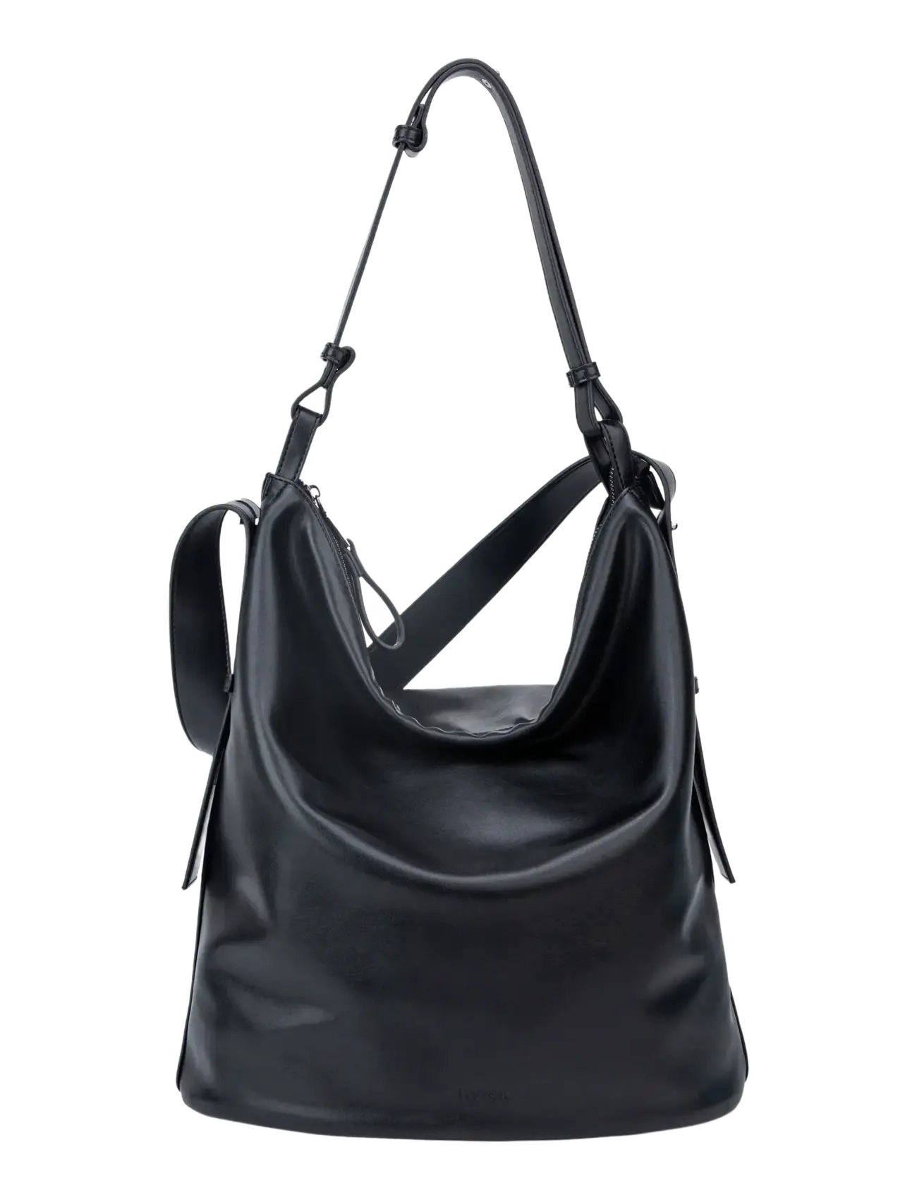 HVISK EMMETT SOFT STRUCTURE - Tasker - BLACK / black