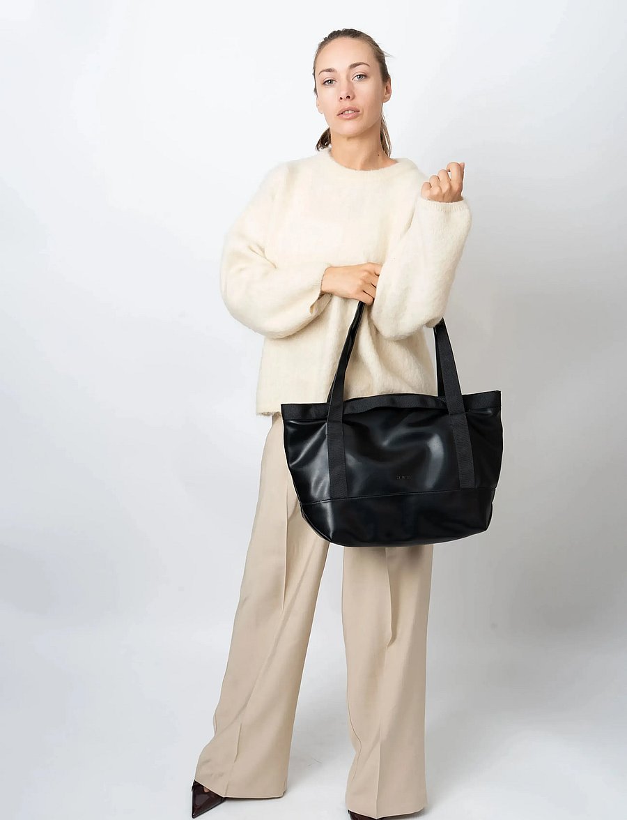 HVISK - FETCH SOFT STRUCTURE - tote bags - black - 0