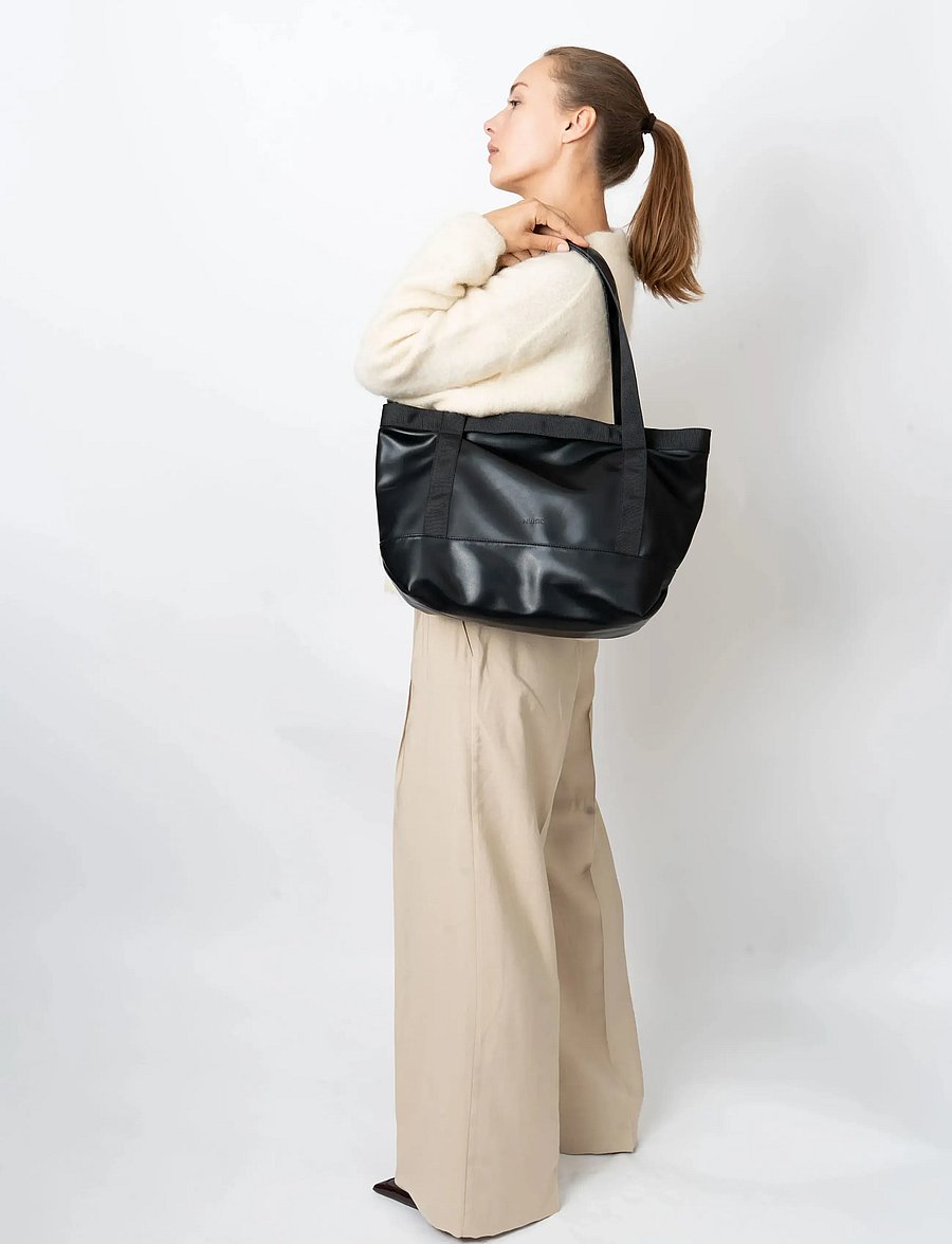 HVISK - FETCH SOFT STRUCTURE - tote bags - black - 4