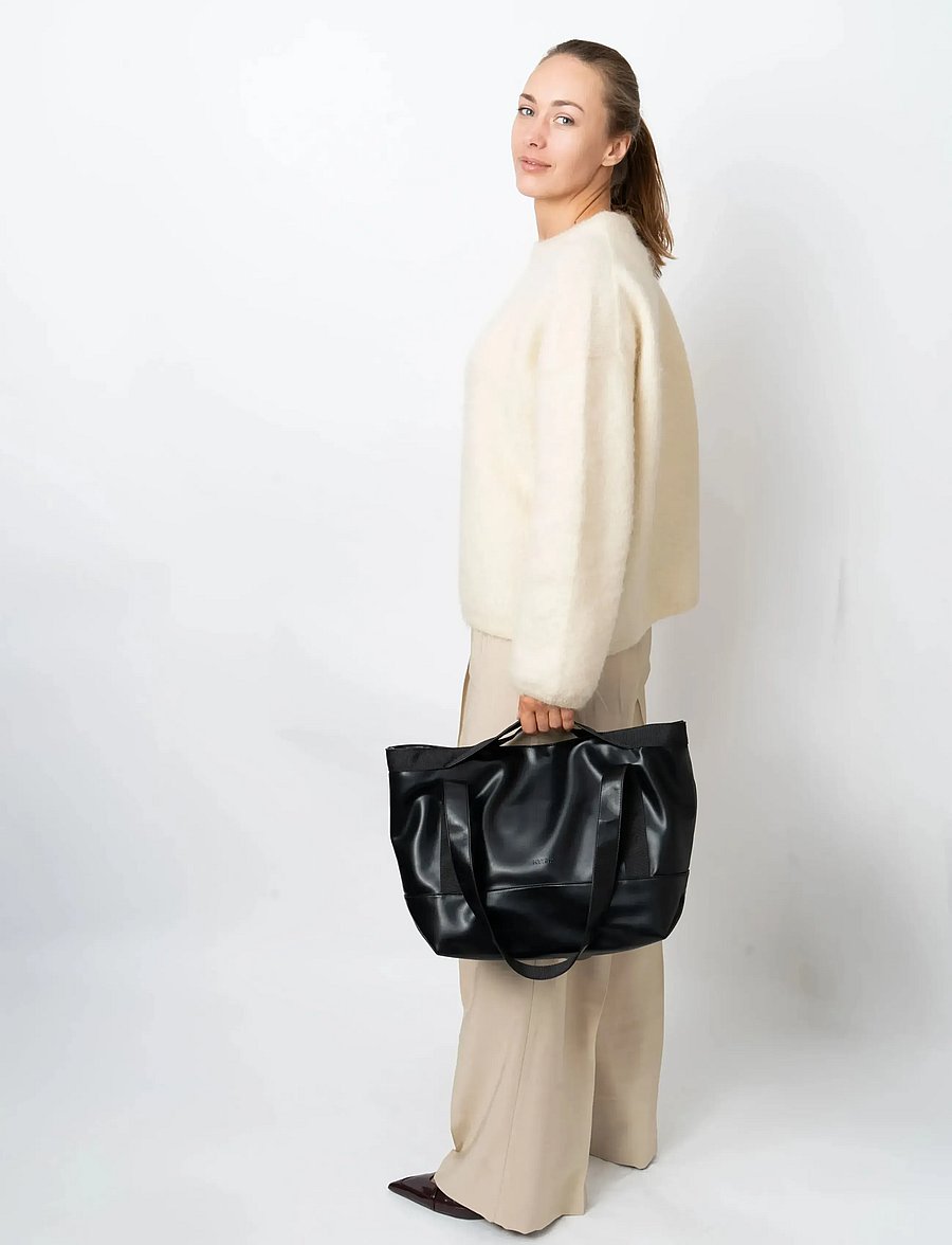 HVISK - FETCH SOFT STRUCTURE - tote bags - black - 5