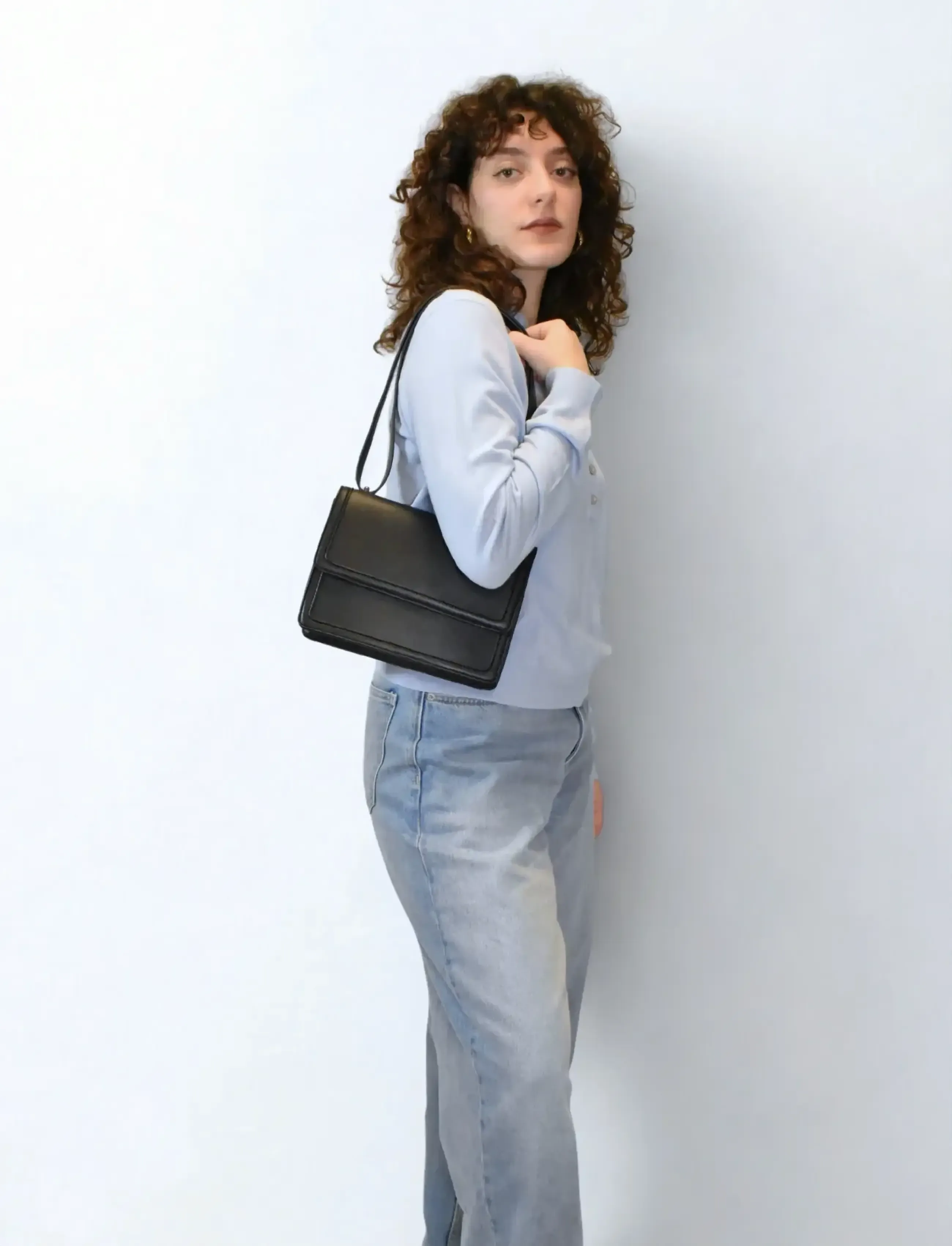 HVISK - CALLIE SOFT STRUCTURE - alltags-style - 009 black - 3
