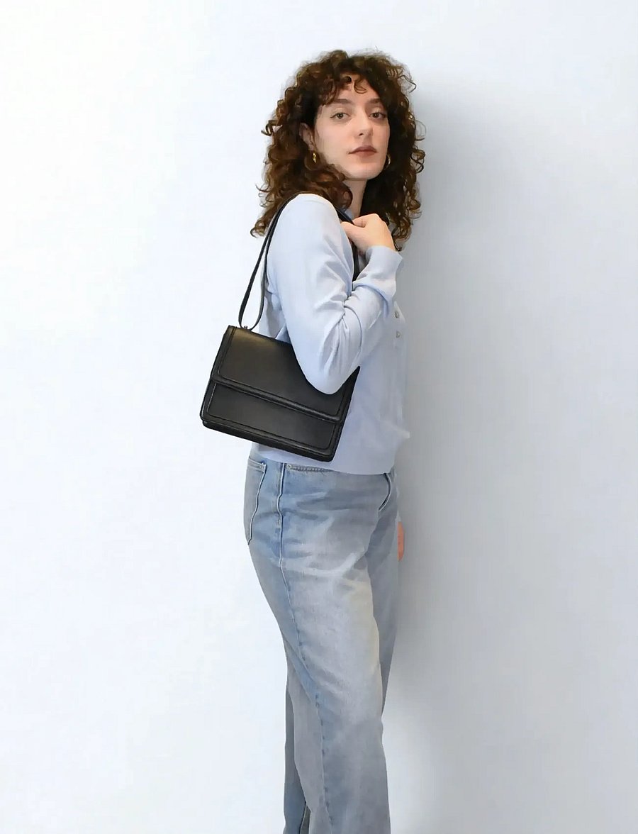 HVISK - CALLIE SOFT STRUCTURE - alltags-style - 009 black - 3