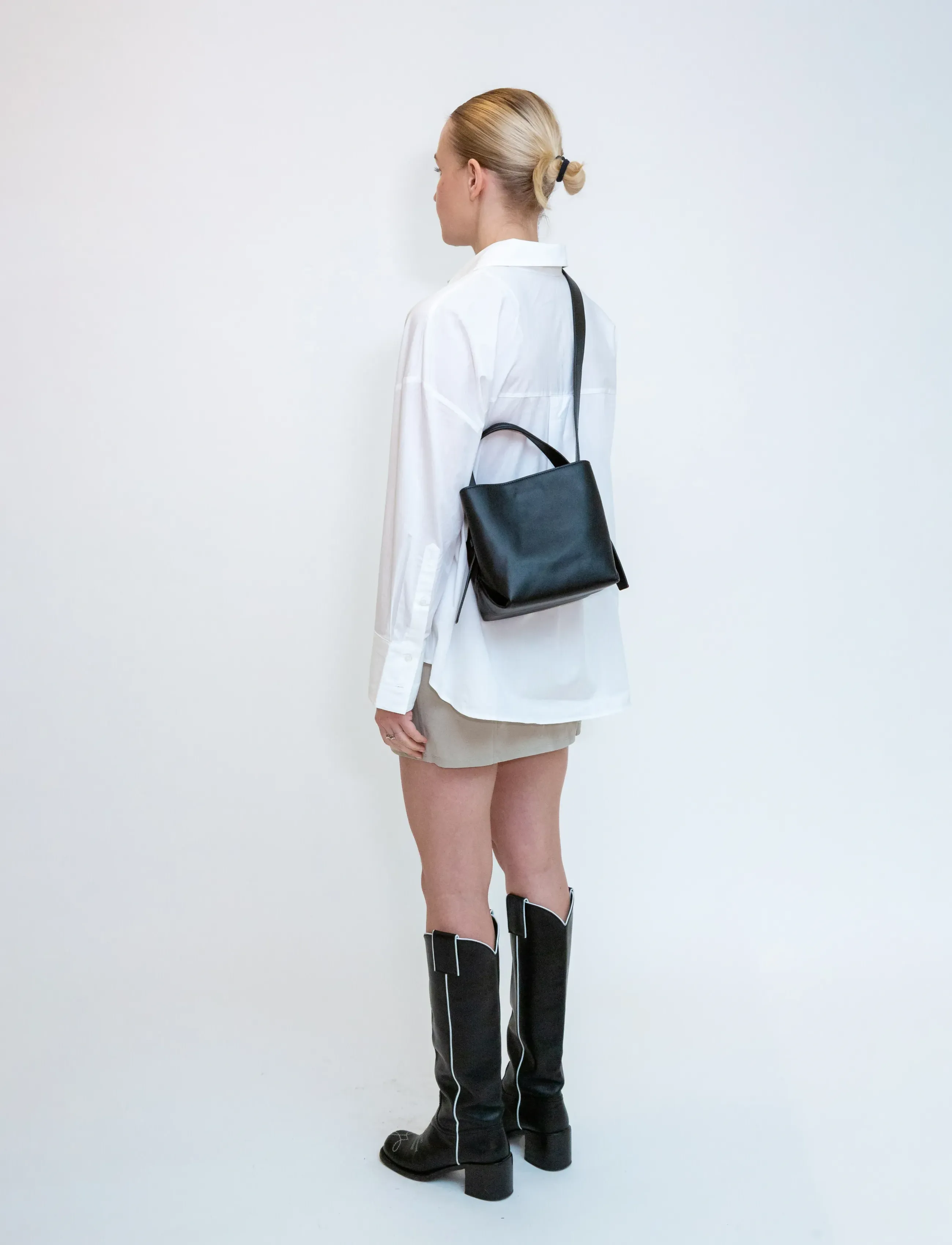 HVISK - MOLLY SOFT STRUCTURE - crossbody bags - 009 black - 4