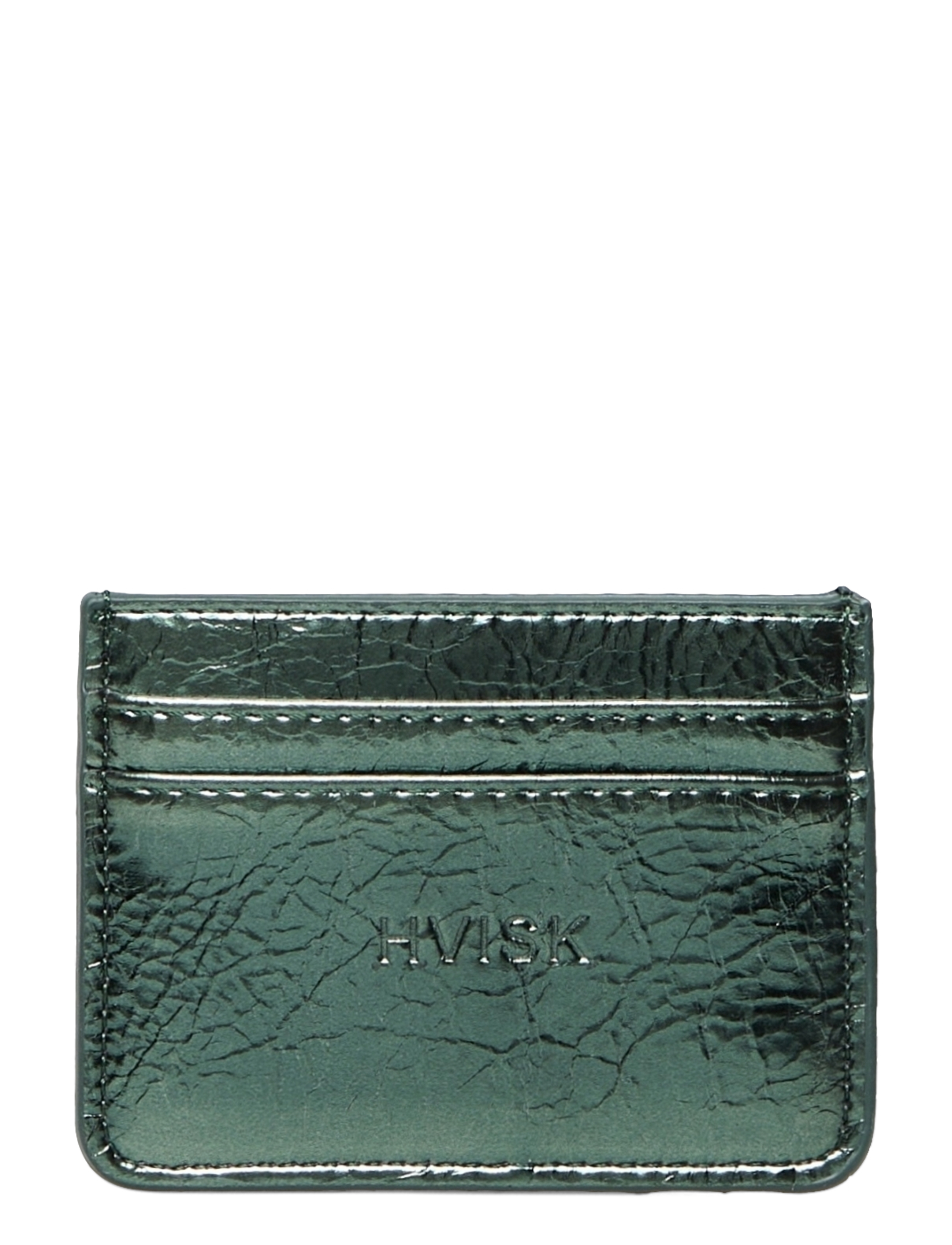 CARDHOLDER METALLIC STRUCTURE - SHEENY GREEN