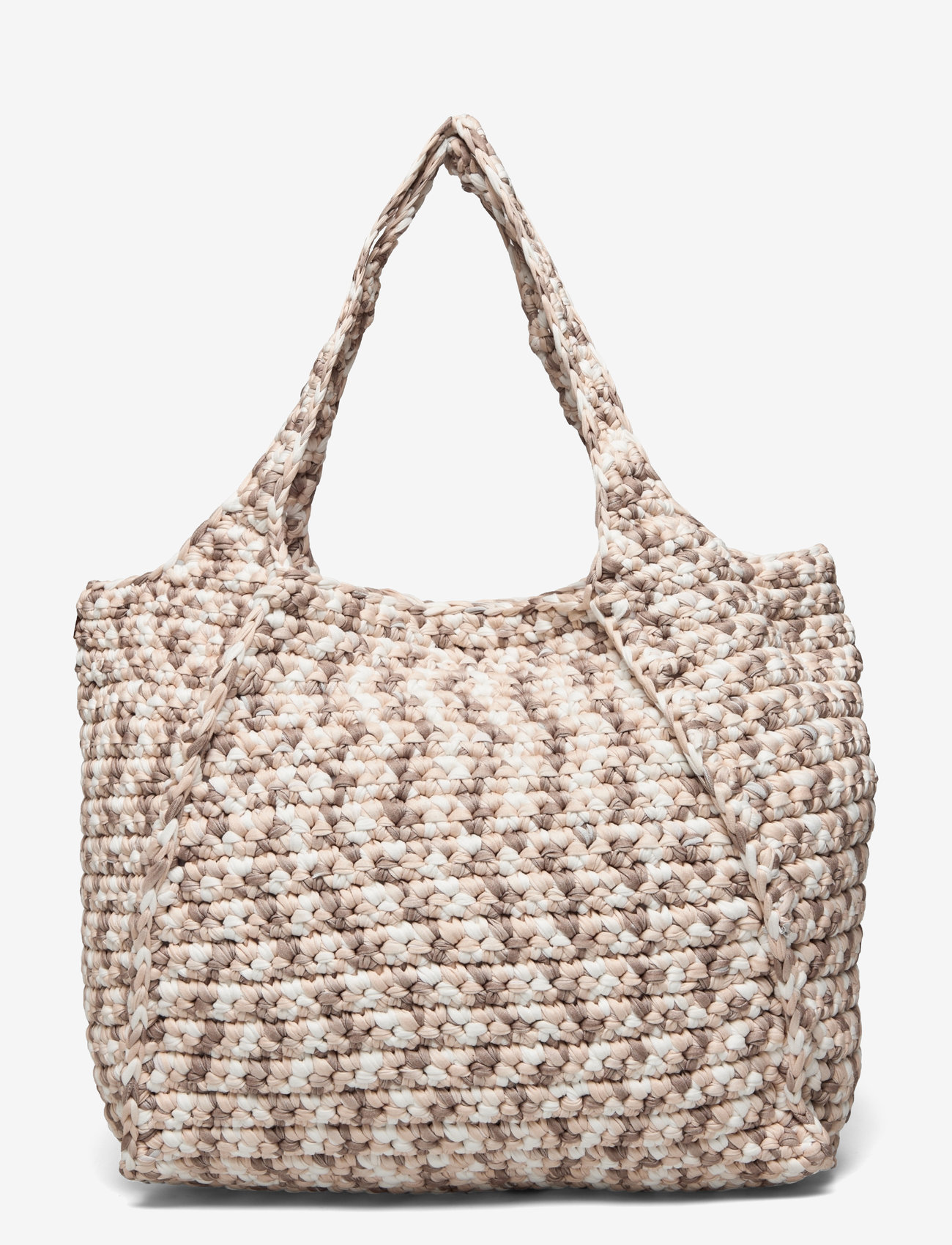 HVISK - SETLE CROCHET - tote bags - multi cream - 1