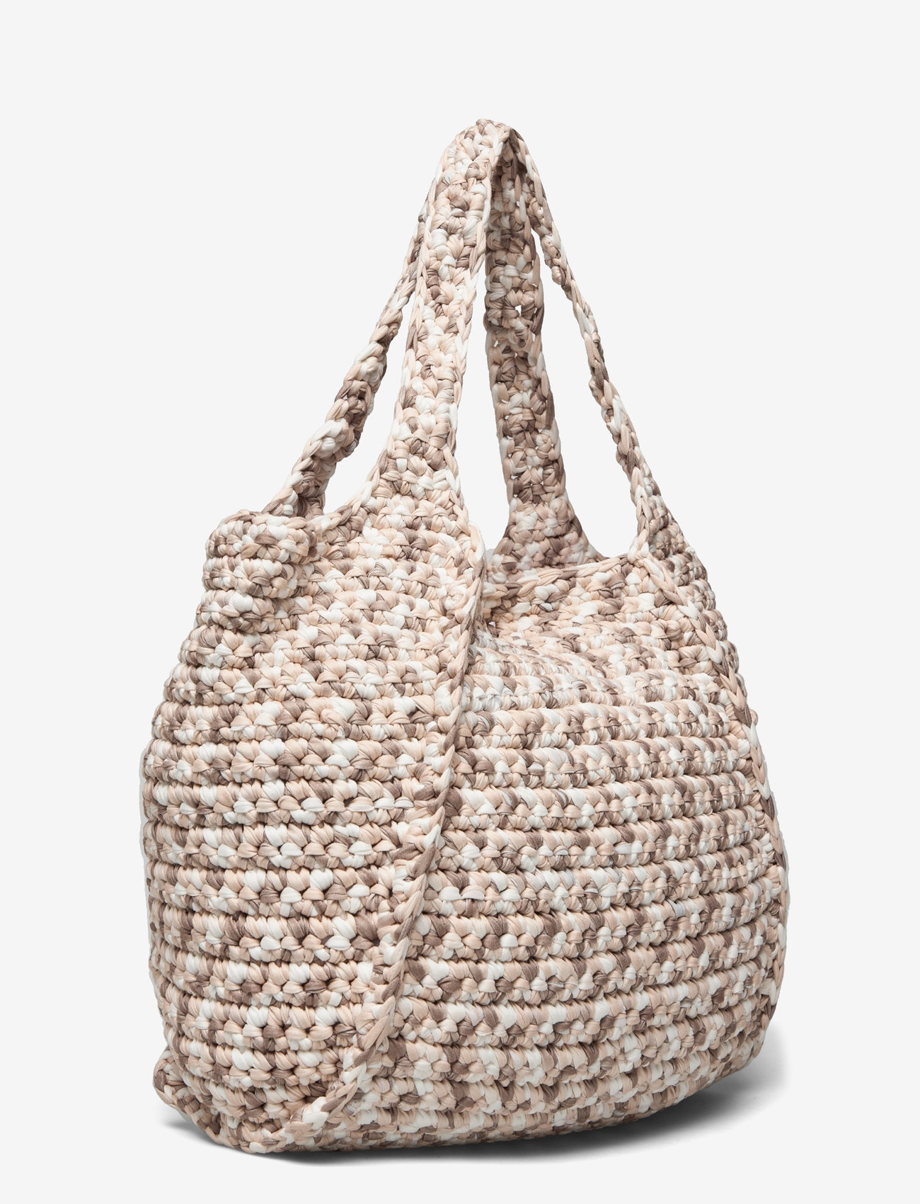 HVISK - SETLE CROCHET - tote bags - multi cream - 2