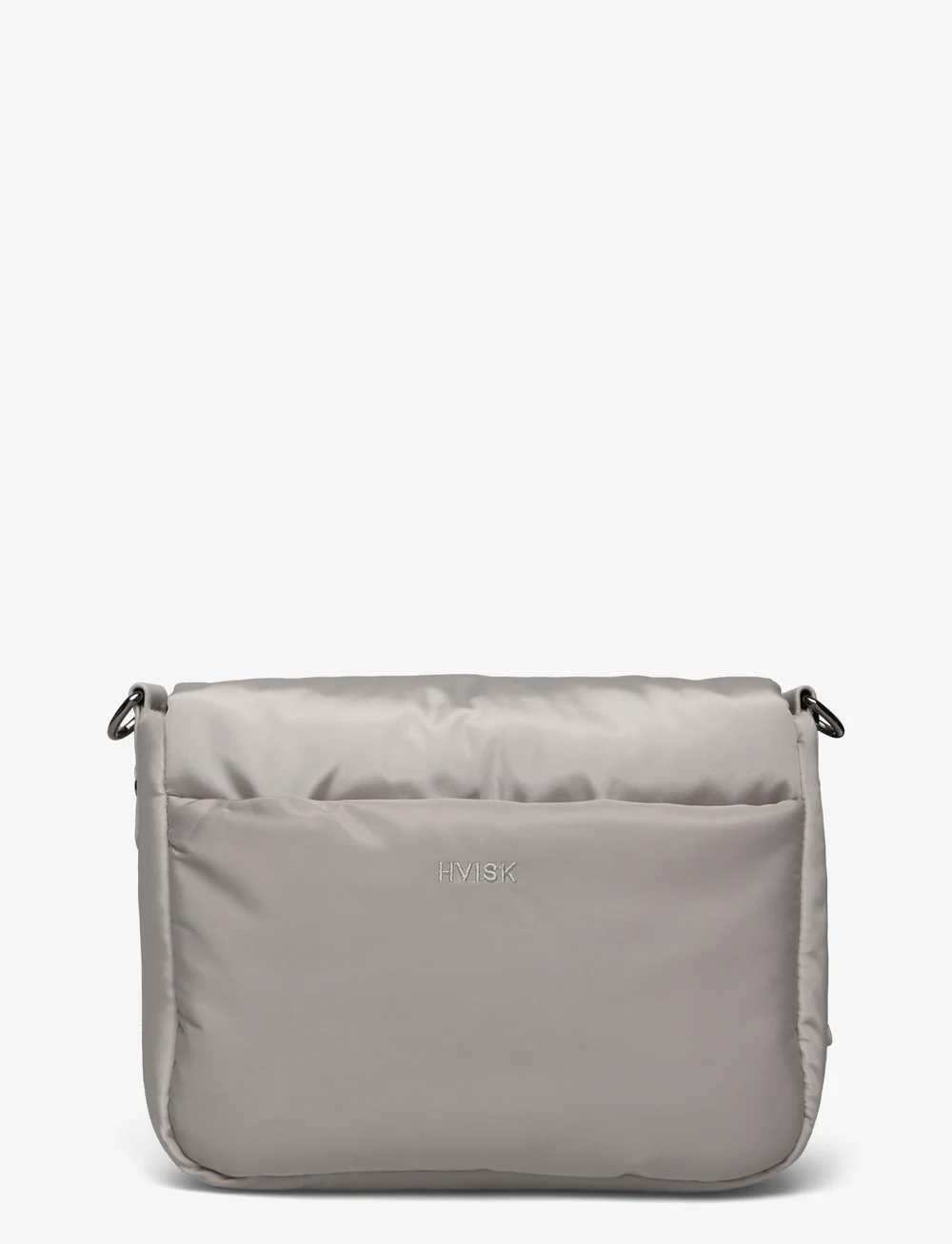 HVISK - CAYMAN POCKET PUFFER MATTE TWILL - crossbody bags - cloudy grey - 1