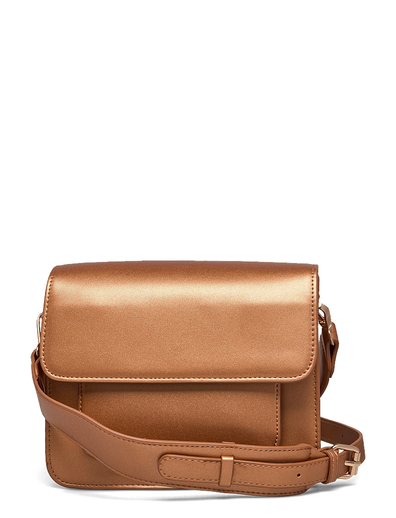 HVISK - CAYMAN POCKET SHINY STRUCTURE - crossbody bags - royal orange - 0