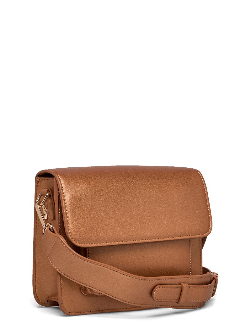 HVISK - CAYMAN POCKET SHINY STRUCTURE - crossbody bags - royal orange - 2