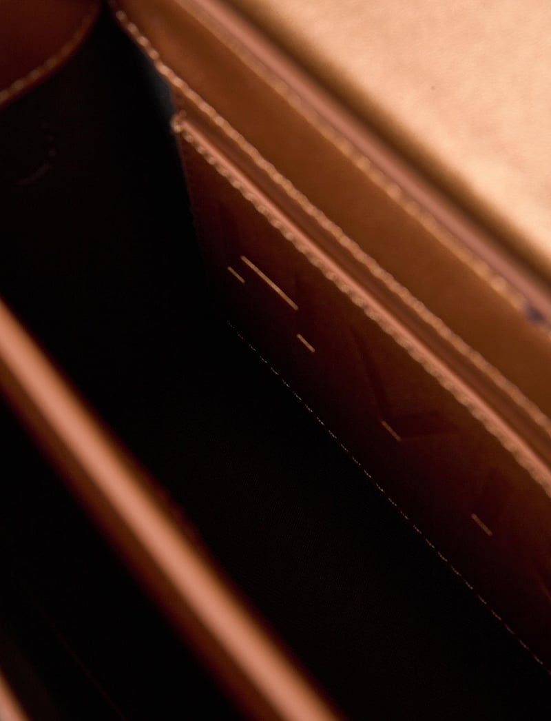 HVISK - CAYMAN POCKET SHINY STRUCTURE - crossbody bags - royal orange - 3