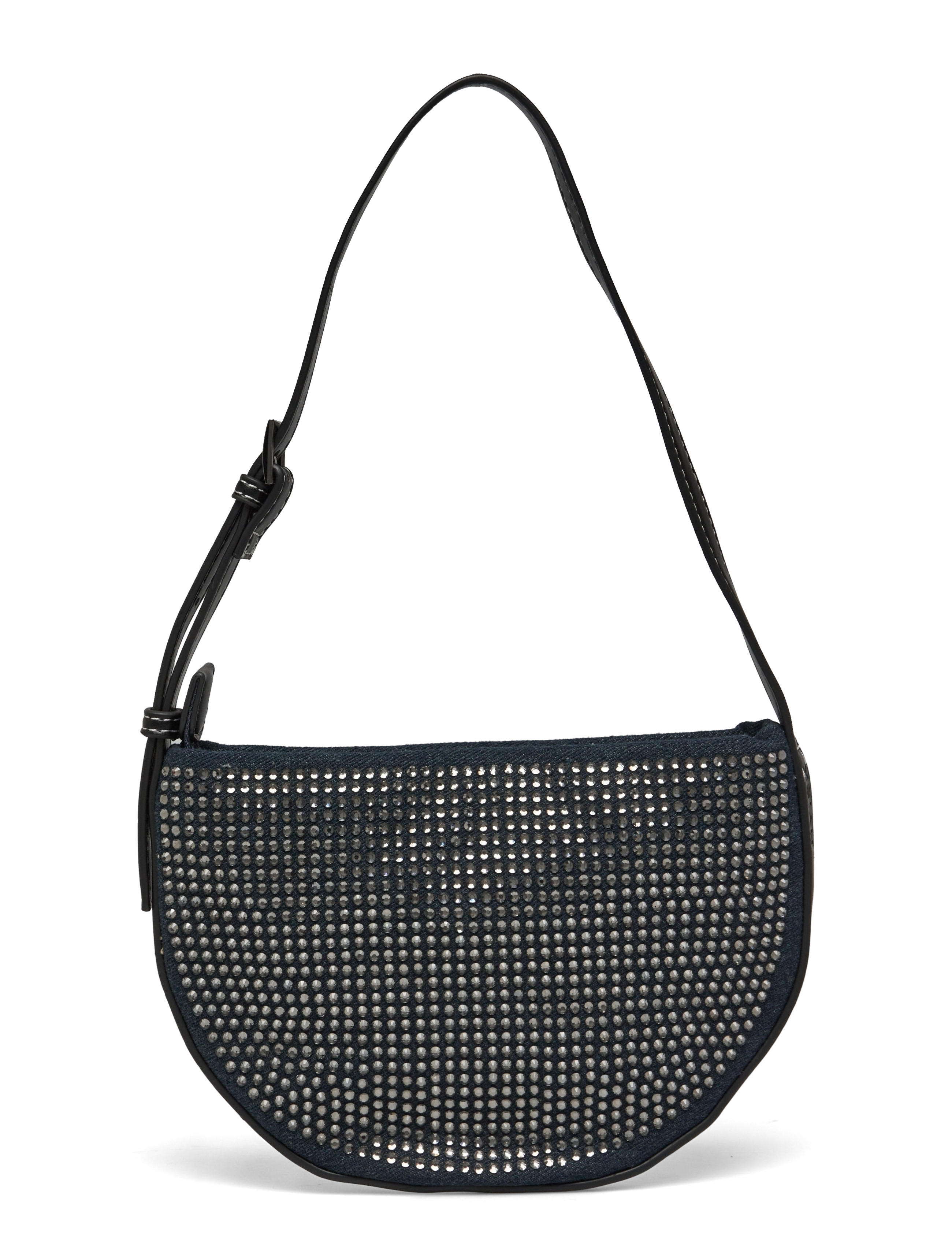 HVISK - HALO DENIM EMBELLISHED - top handle tasker - blue ink - 1