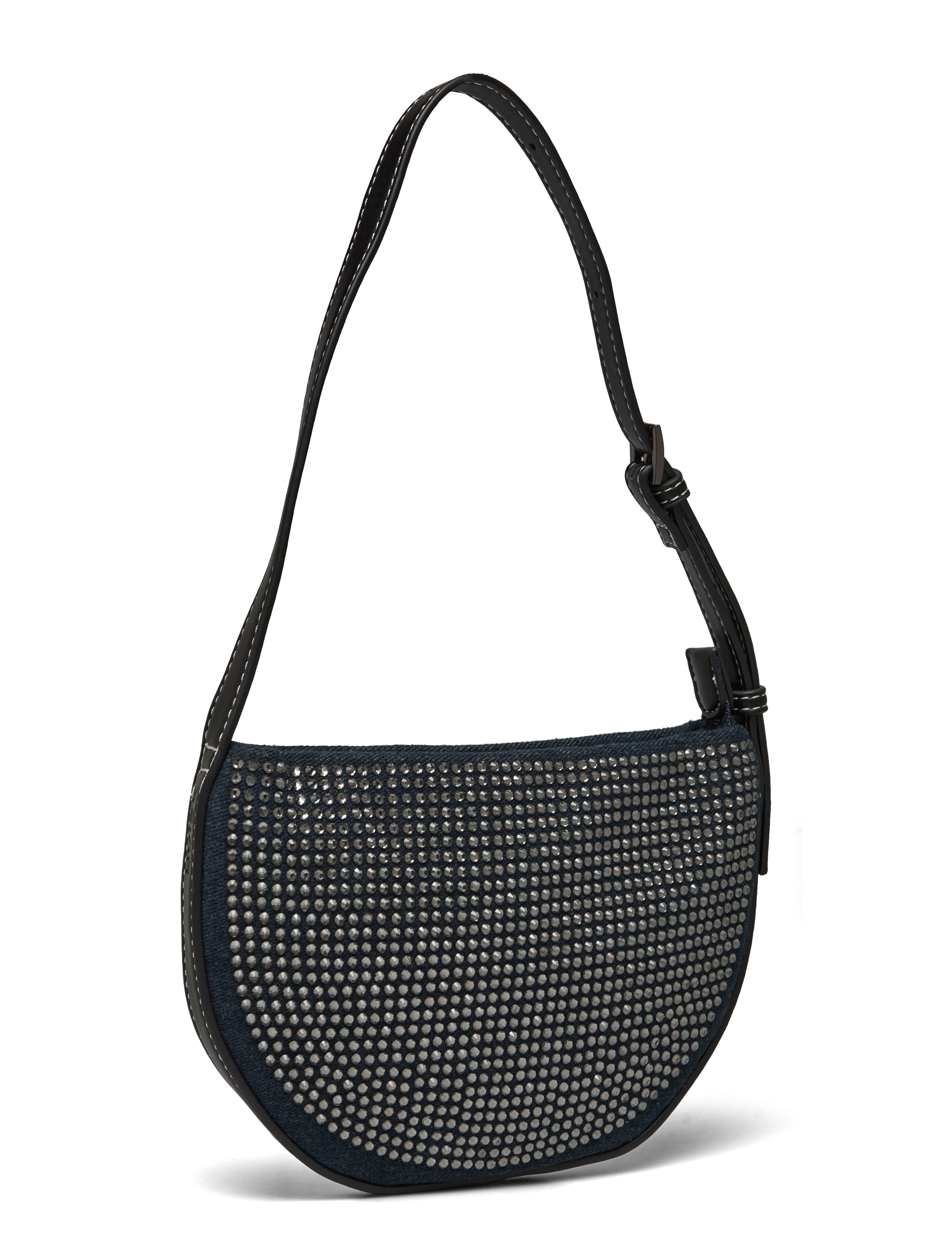 HVISK - HALO DENIM EMBELLISHED - top handle tasker - blue ink - 2