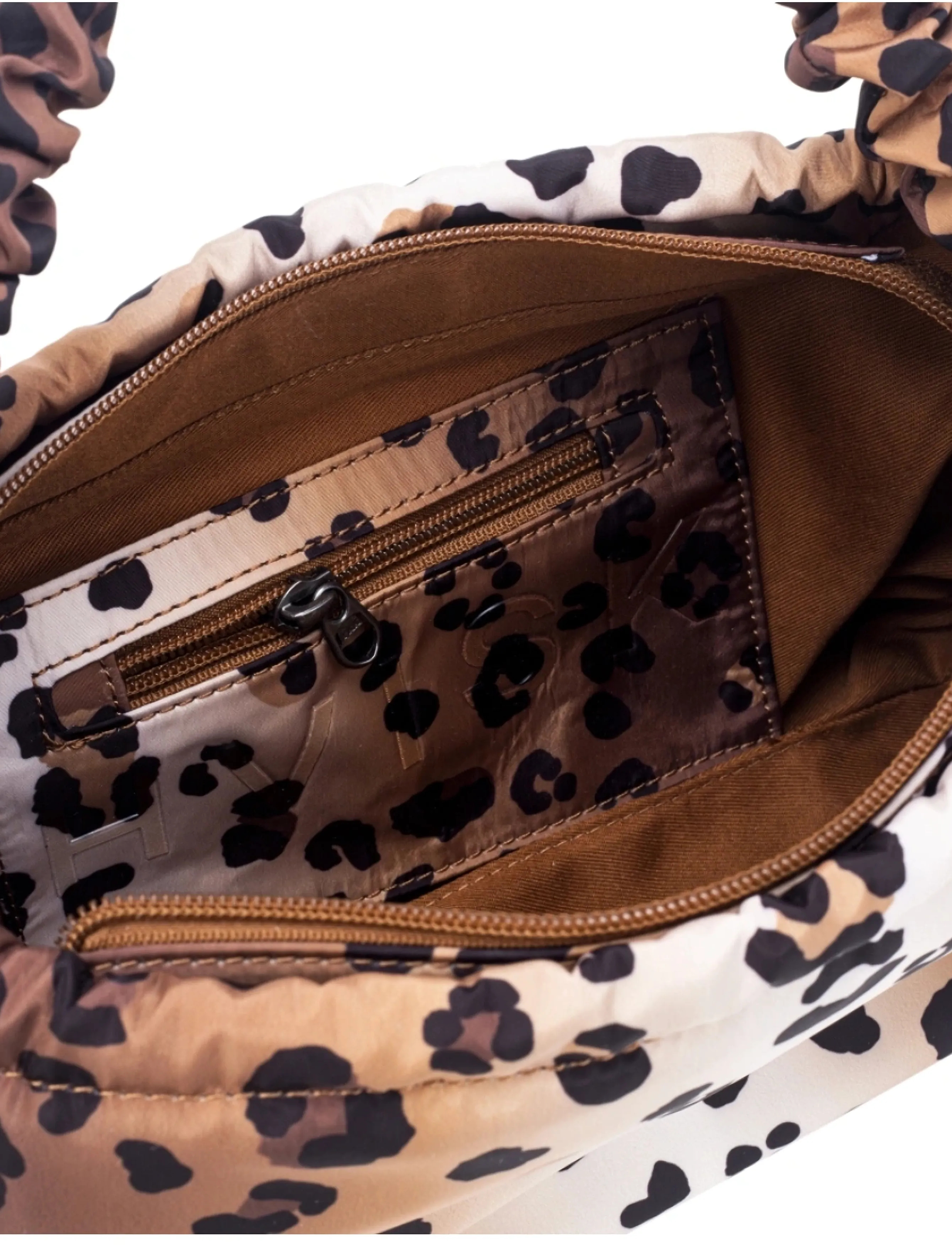 HVISK - ARCADIA TWILL PRINT - top handle tasker - leopard - 4