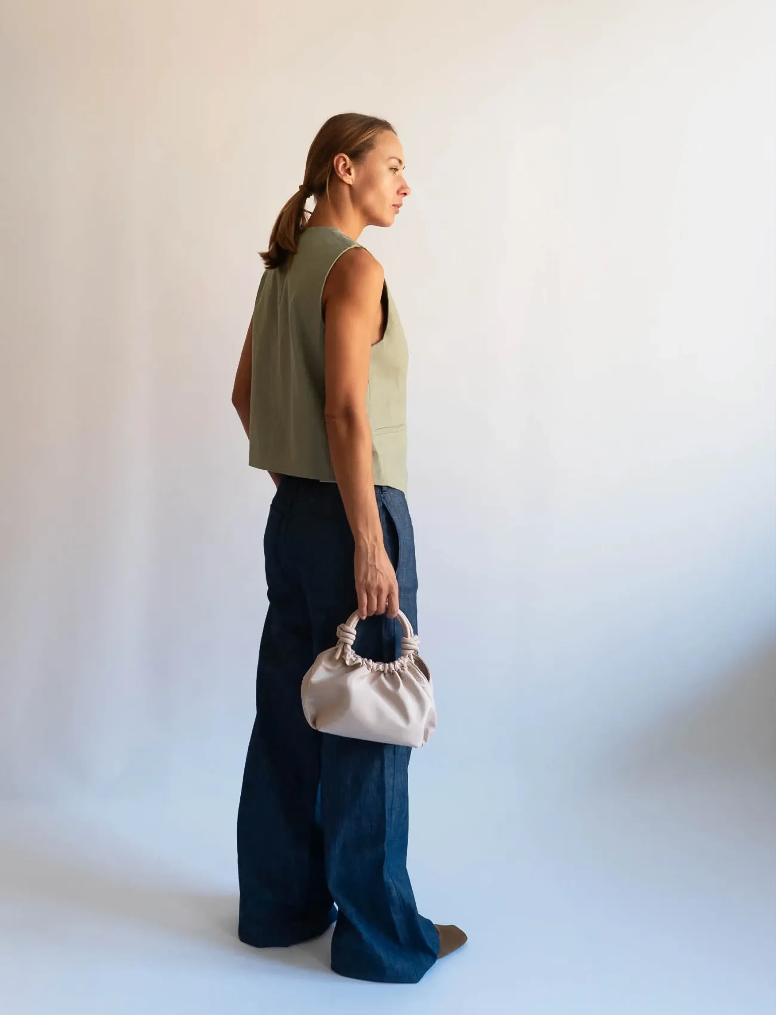 HVISK - JOLLY MATTE TWILL - light taupe - 5