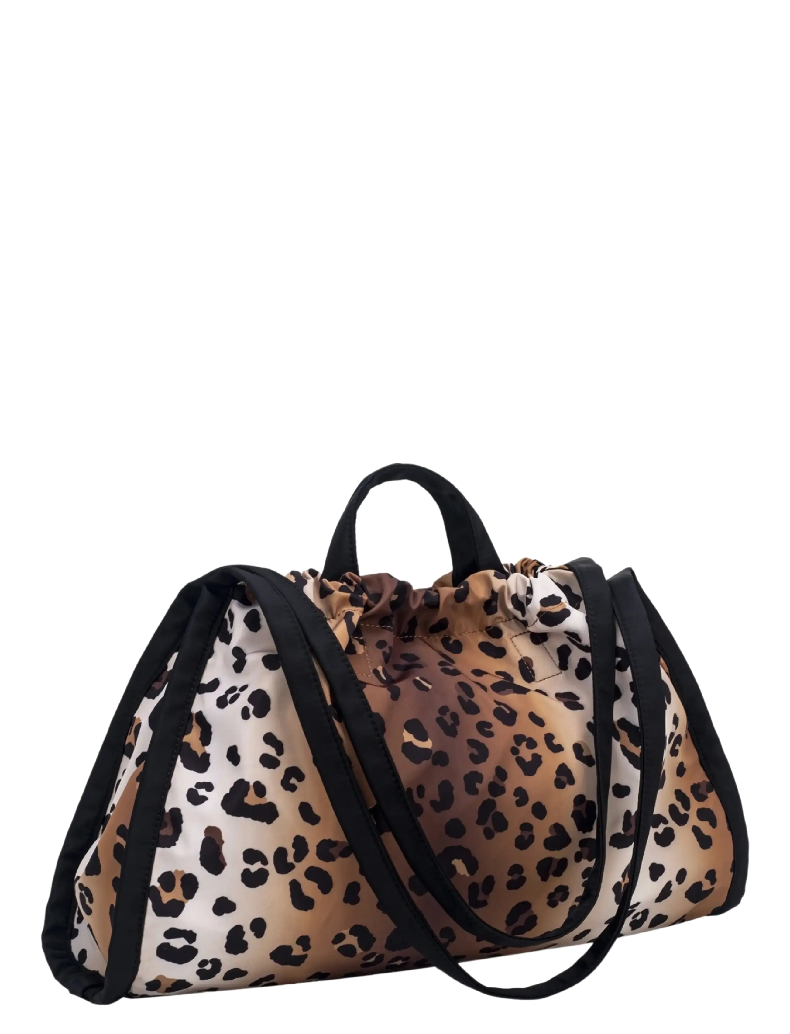 HVISK - SAGE MEDIUM TWILL PRINT - shopper - leopard - 2